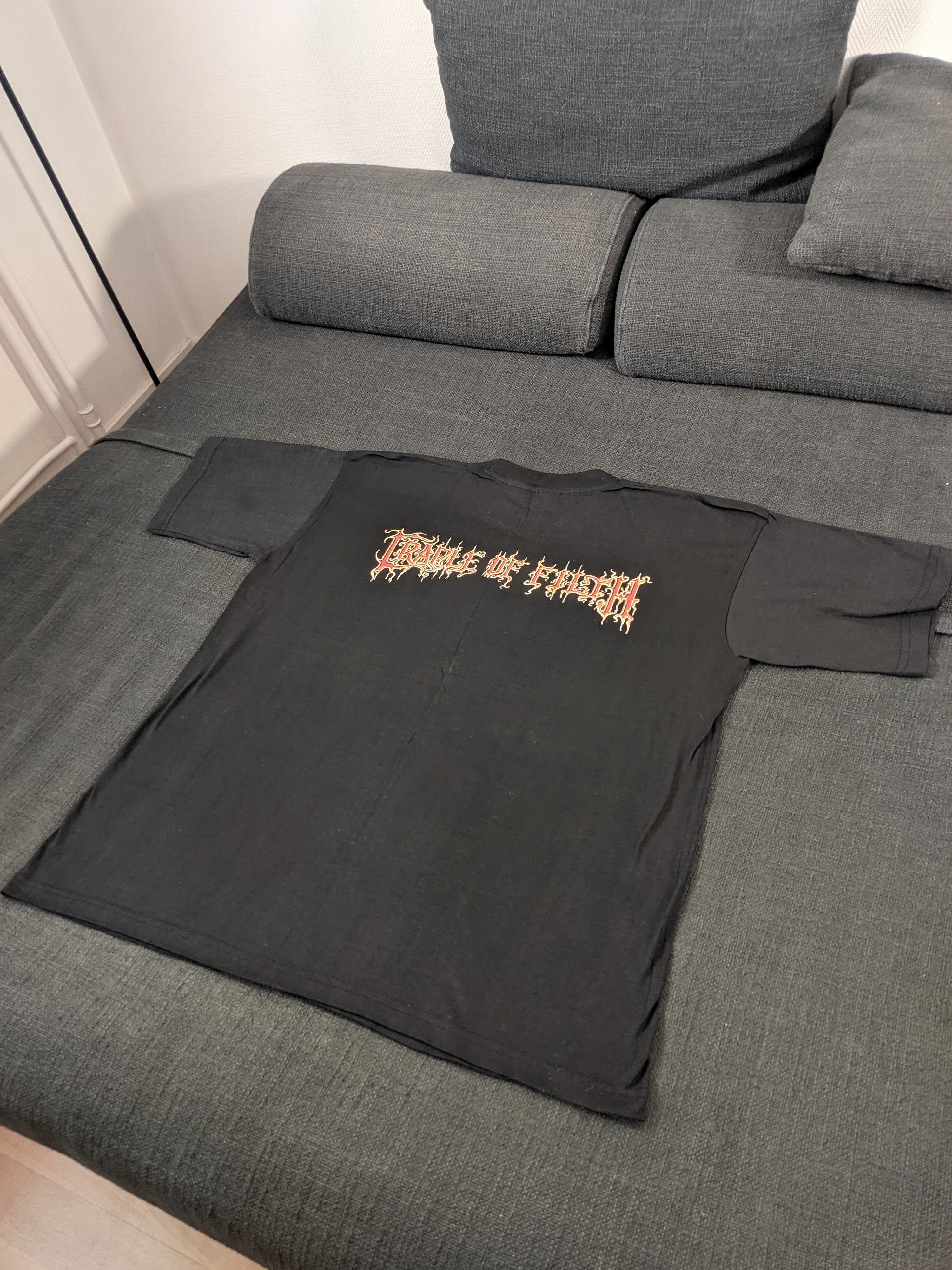 Band Tees × Vintage 90's Cradle of Filth Dani Filth Bootleg Size US XXL / EU 58 / 5 - 9 Thumbnail