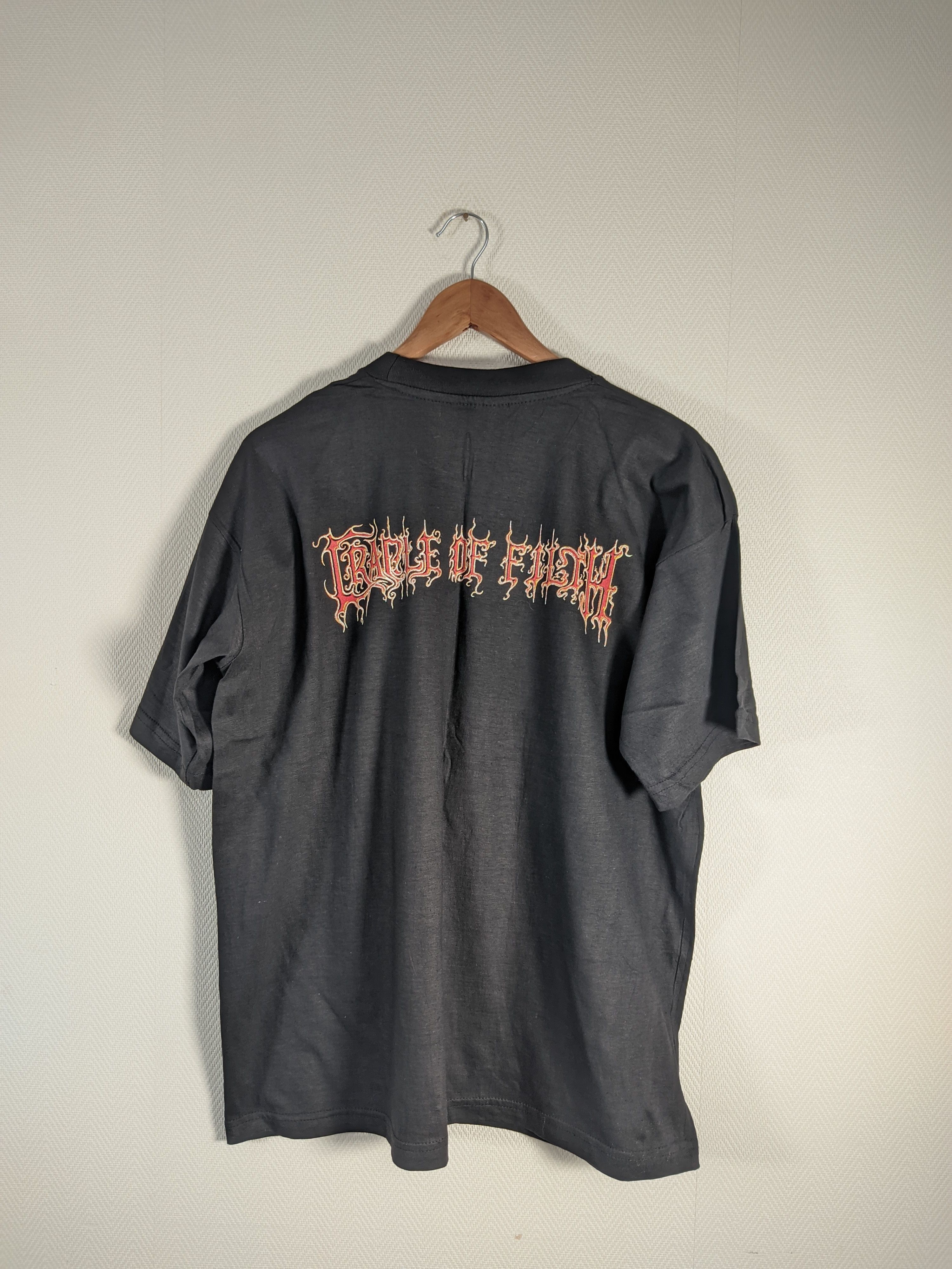 Band Tees × Vintage 90's Cradle of Filth Dani Filth Bootleg Size US XXL / EU 58 / 5 - 3 Thumbnail