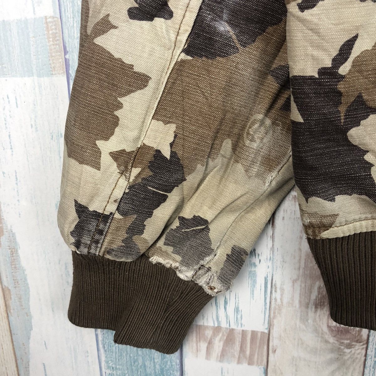 Vintage Vintage Roots and Equipment Camouflage Jacket Size US XXL / EU 58 / 5 - 10 Thumbnail