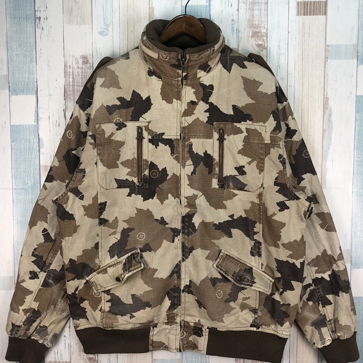 Vintage Vintage Roots and Equipment Camouflage Jacket Size US XXL / EU 58 / 5 - 4 Thumbnail