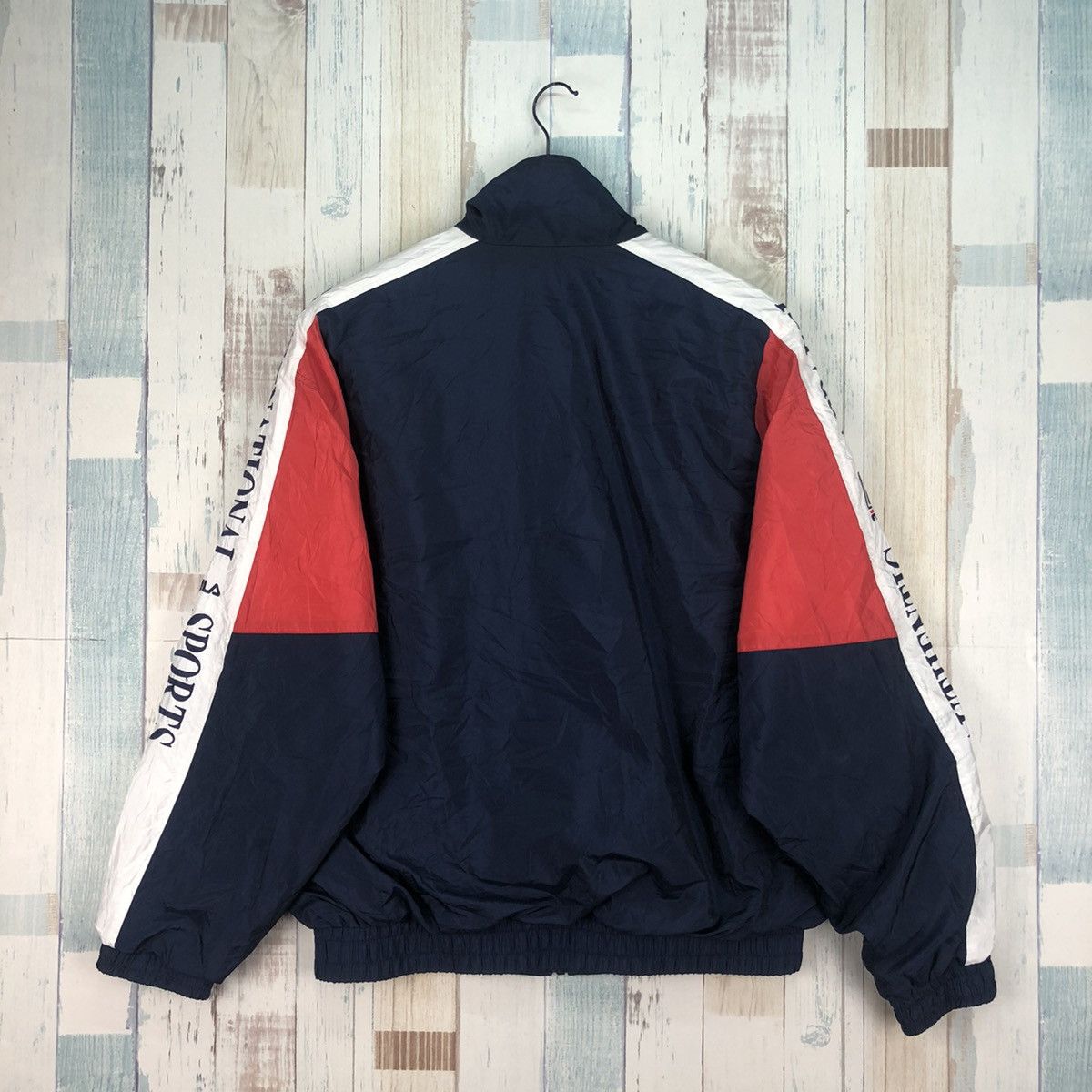 Fila × Vintage Vintage Fila Biela Italia Embroidery Logo Windbreaker Size US XL / EU 56 / 4 - 2 Thumbnail