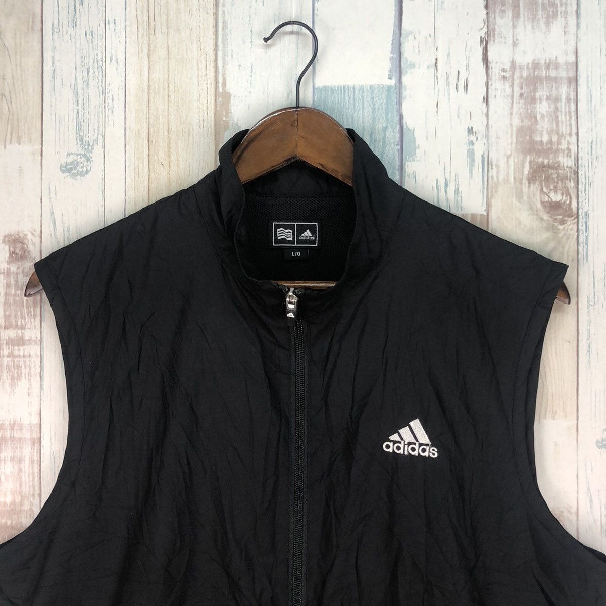Adidas Adidas Windbreaker Vest Size US L / EU 52-54 / 3 - 3 Thumbnail