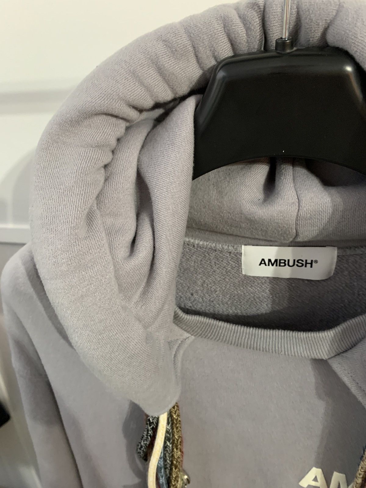 Ambush Design AMBUSH Multicord String Logo Hoodie Grey/Blue Multi-cord Size US M / EU 48-50 / 2 - 11 Thumbnail