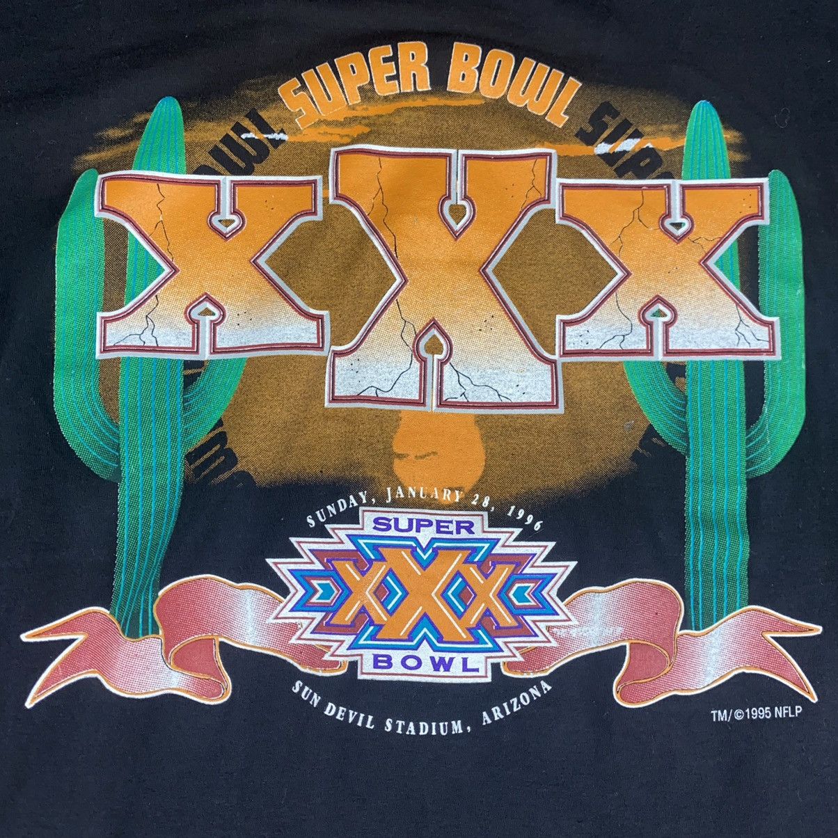 Vintage Vintage 1996 Super Bowl XXX Dallas Cowboys NFL Shirt XL Size US XL / EU 56 / 4 - 3 Thumbnail