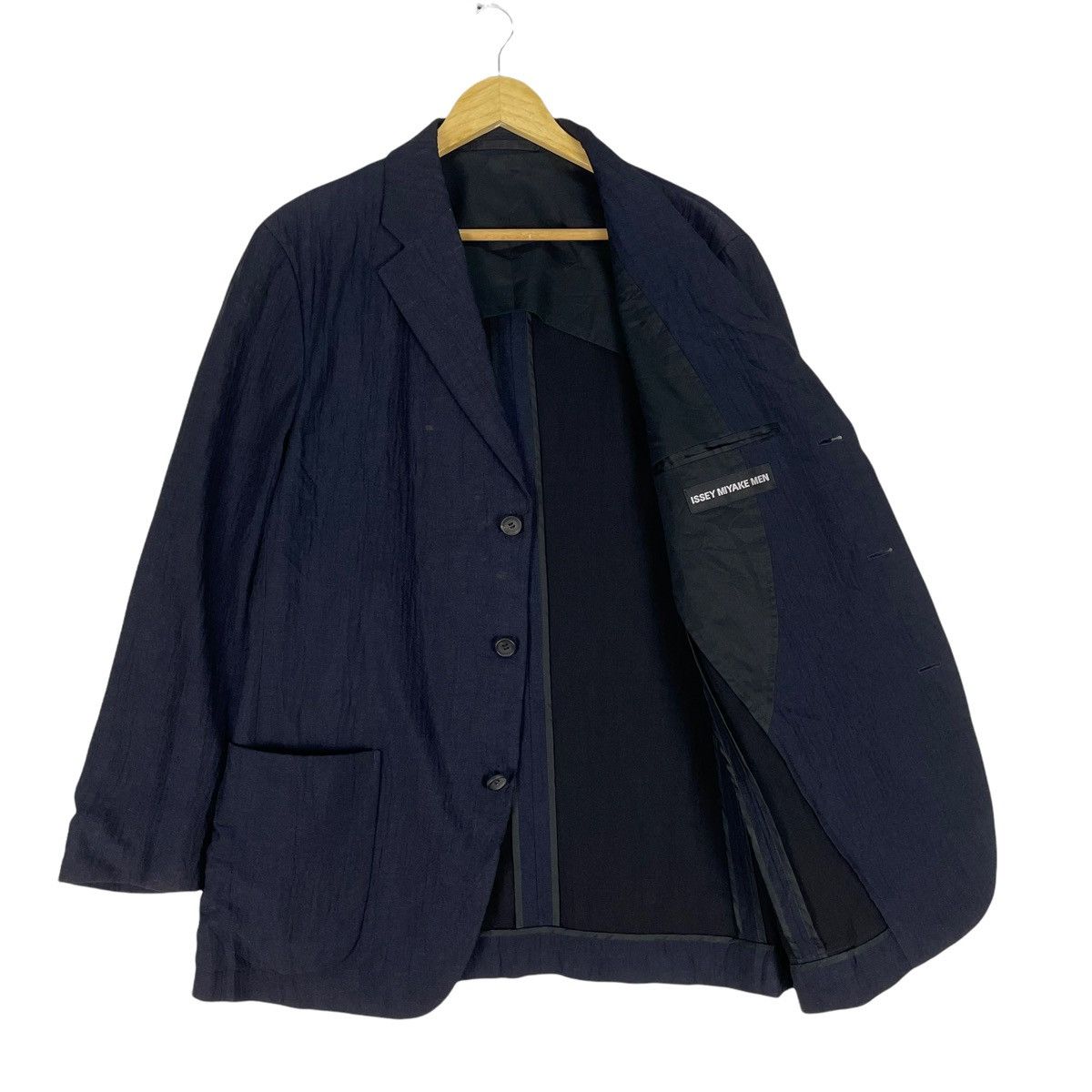 Issey Miyake 🔥ISSEY MIYAKE MEN BLAZER COAT Size 42L - 3 Thumbnail