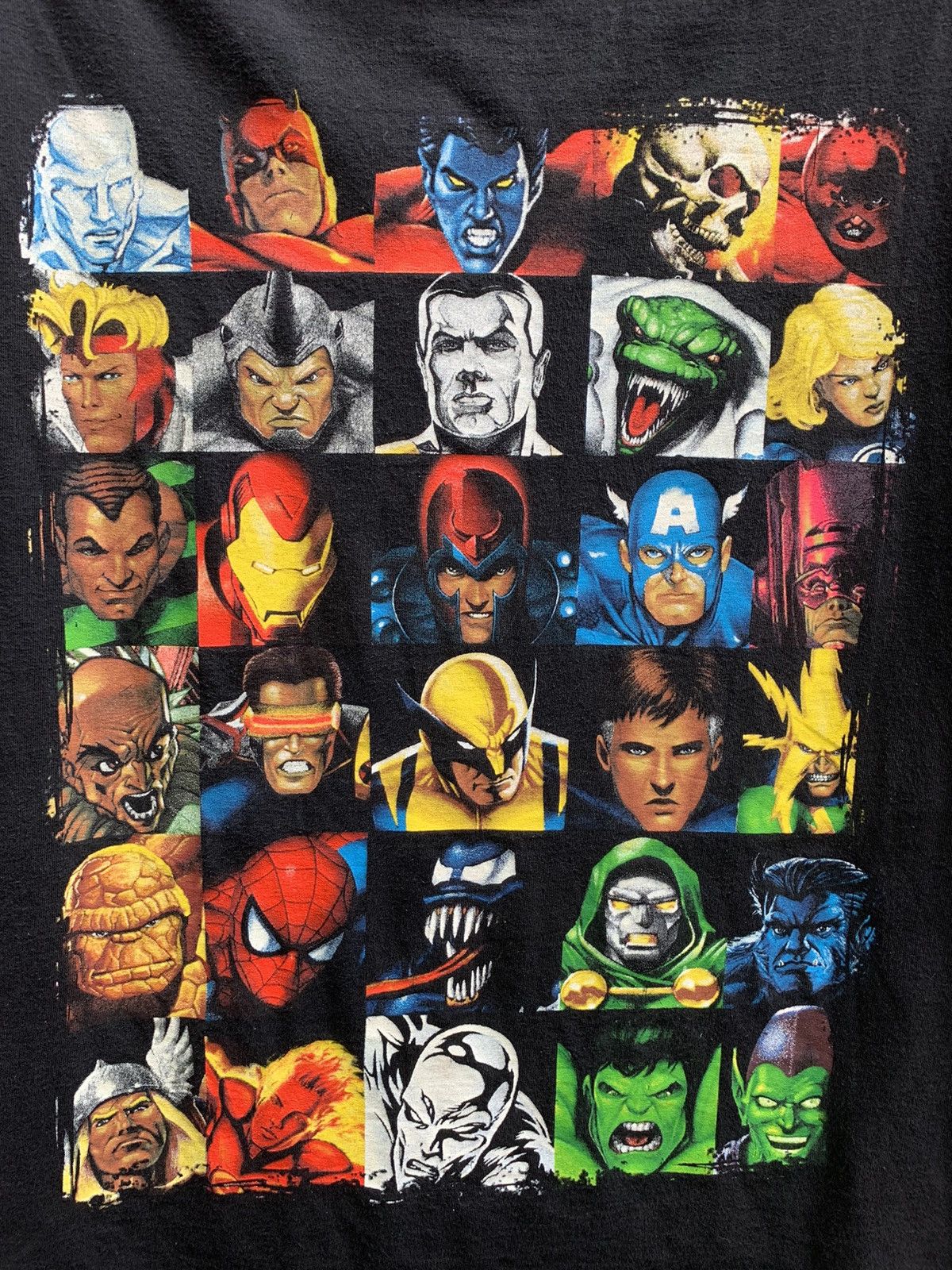 Cartoon Network Marvel Mad Engine Super Heroes Chracter Over Print Shirt Size US M / EU 48-50 / 2 - 5 Thumbnail
