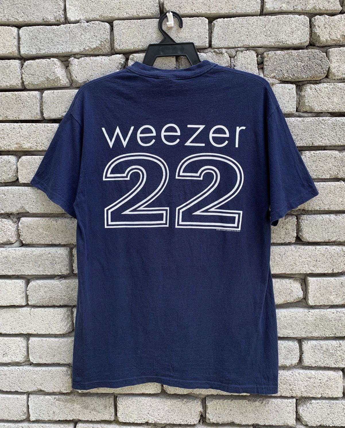 Band Tees Rare Vintage 90s Weezer #22 American Rock Band Shirt Size US M / EU 48-50 / 2 - 6 Thumbnail