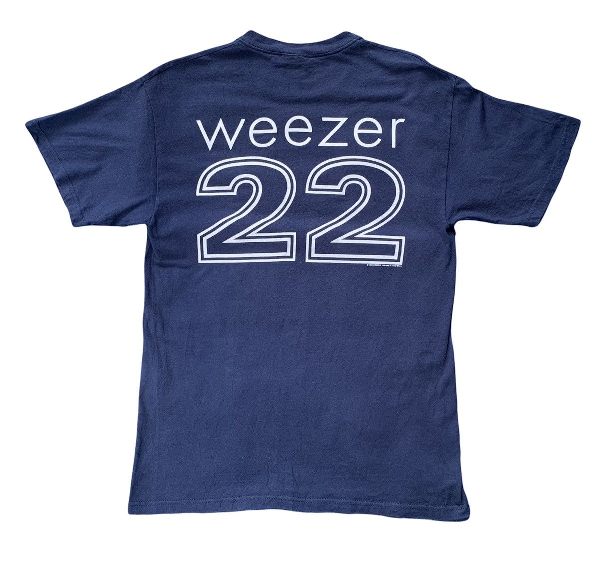 Band Tees Rare Vintage 90s Weezer #22 American Rock Band Shirt Size US M / EU 48-50 / 2 - 1 Thumbnail
