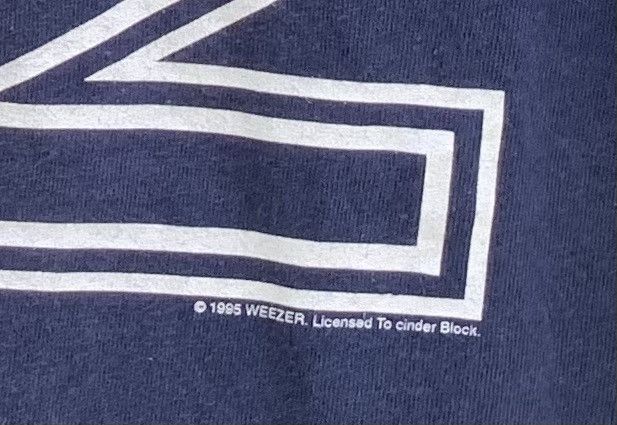 Band Tees Rare Vintage 90s Weezer #22 American Rock Band Shirt Size US M / EU 48-50 / 2 - 10 Thumbnail