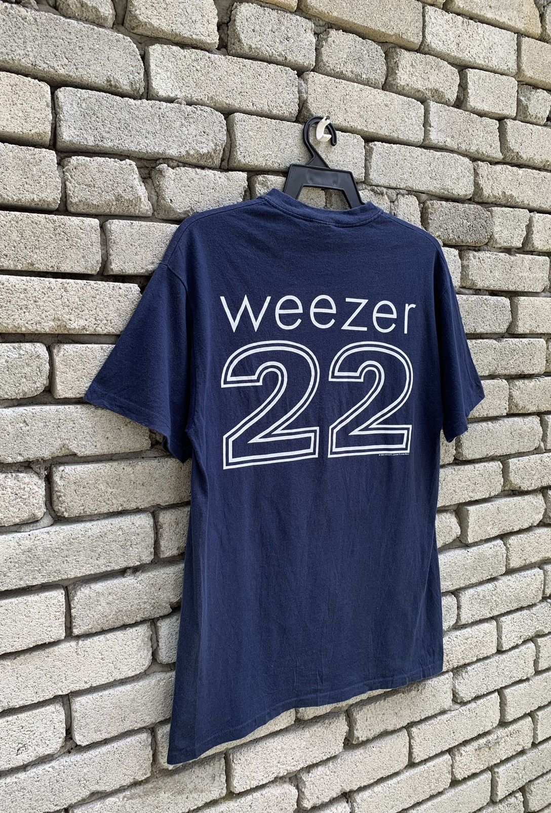 Band Tees Rare Vintage 90s Weezer #22 American Rock Band Shirt Size US M / EU 48-50 / 2 - 7 Thumbnail
