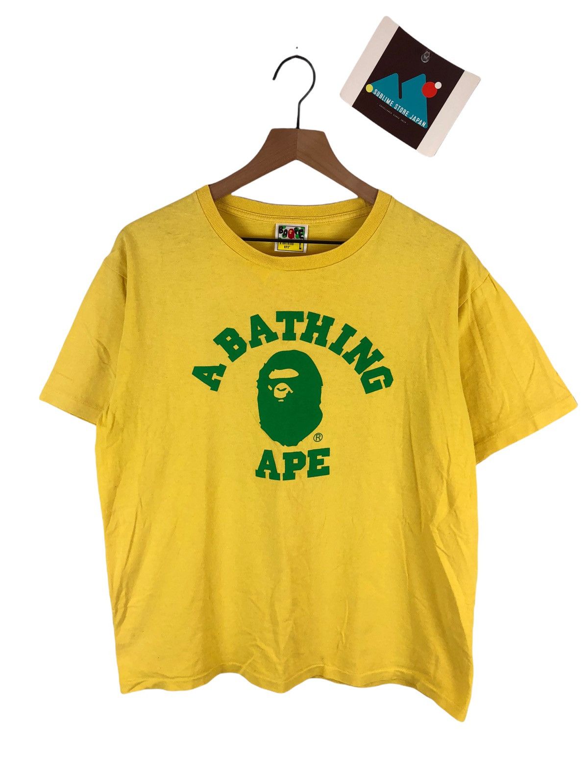 BAPE Archive Graphic #10 Tee Yellow