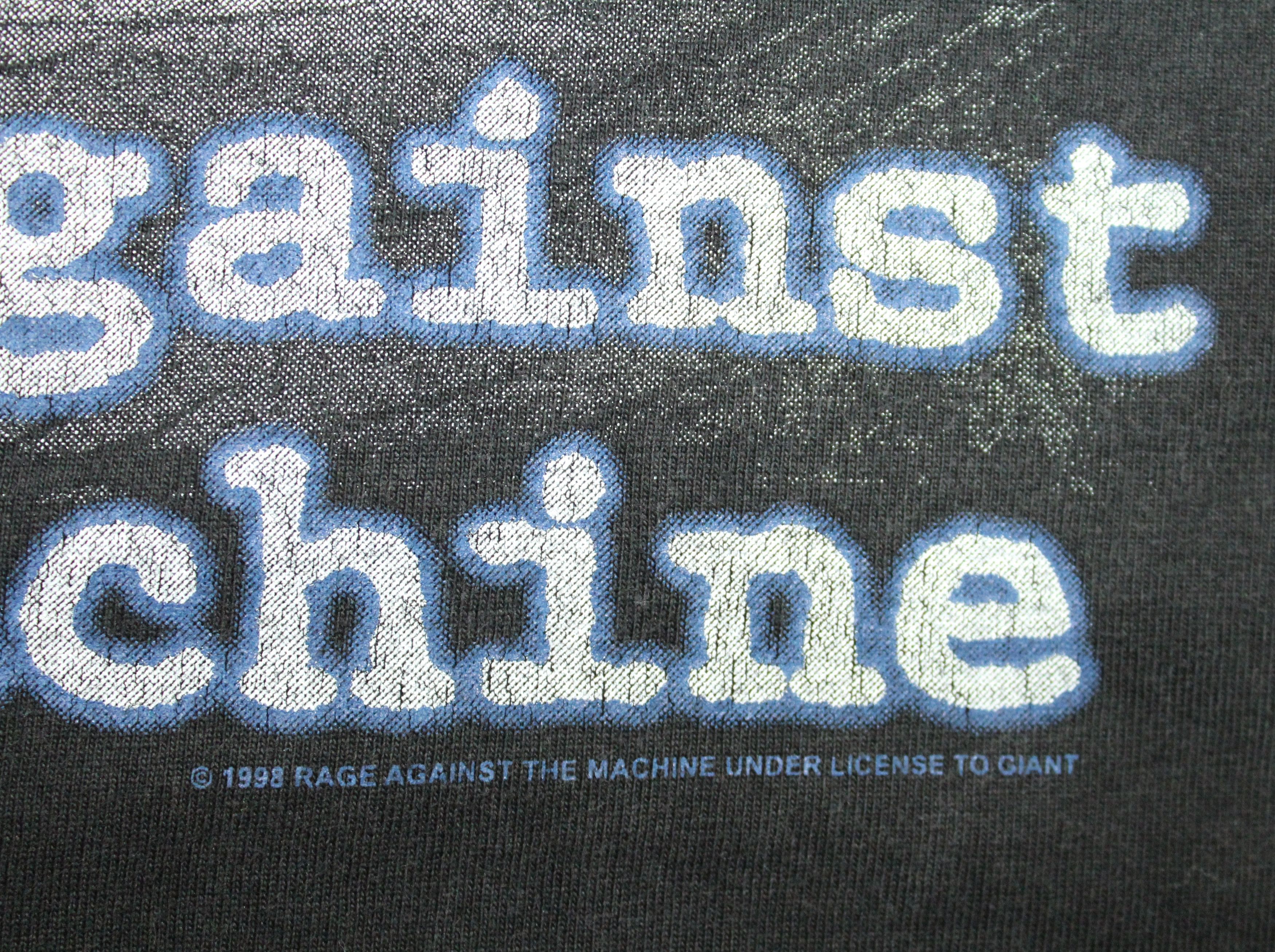 Band Tees × Vintage Vintage RAGE AGAINST THE MACHINE T Shirt Long Sleeve Size US S / EU 44-46 / 1 - 15 Thumbnail