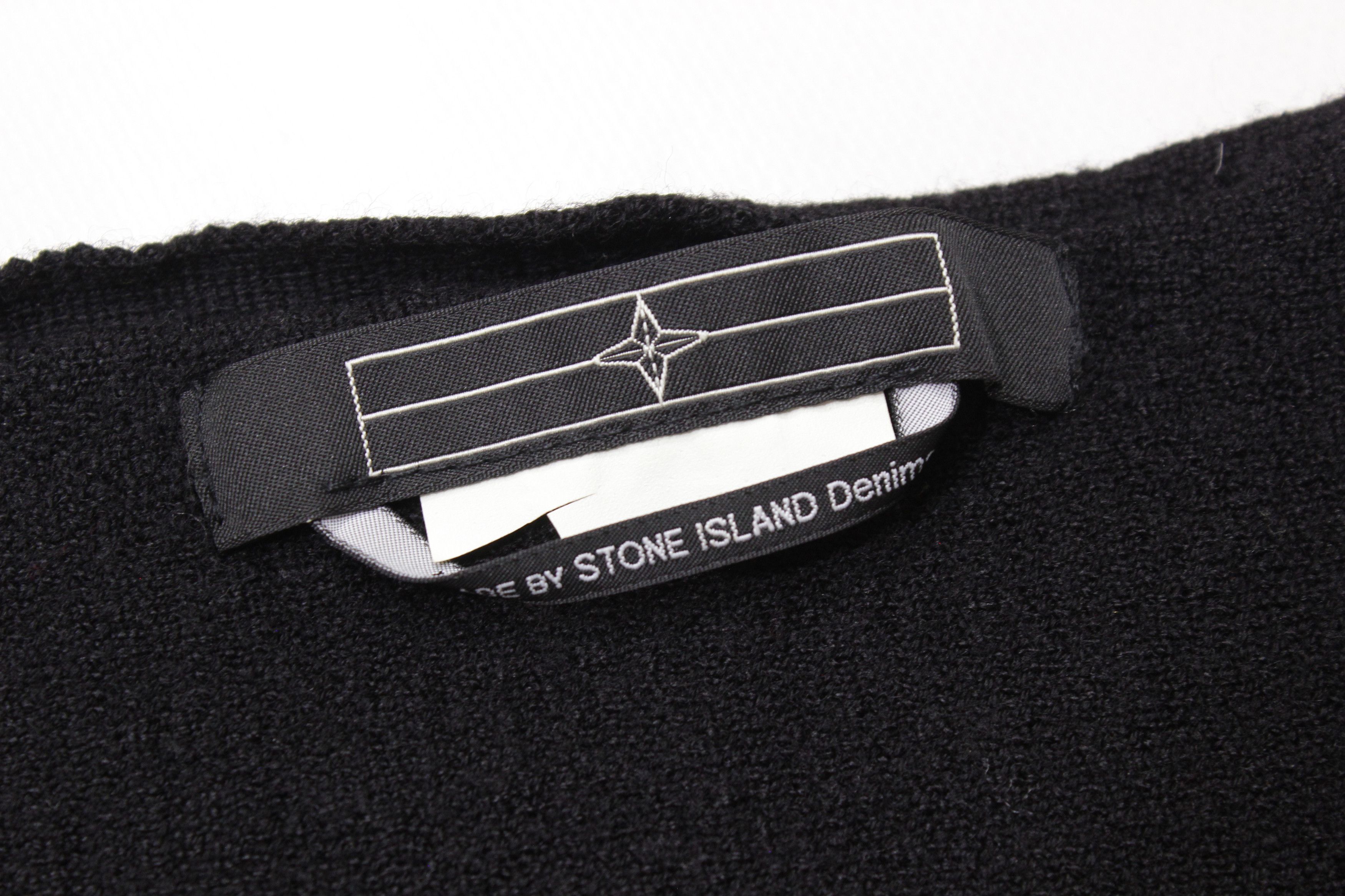 Stone Island 00S Logo Wool Scarf Vintage Massimo Osti Era Size ONE SIZE - 8 Thumbnail