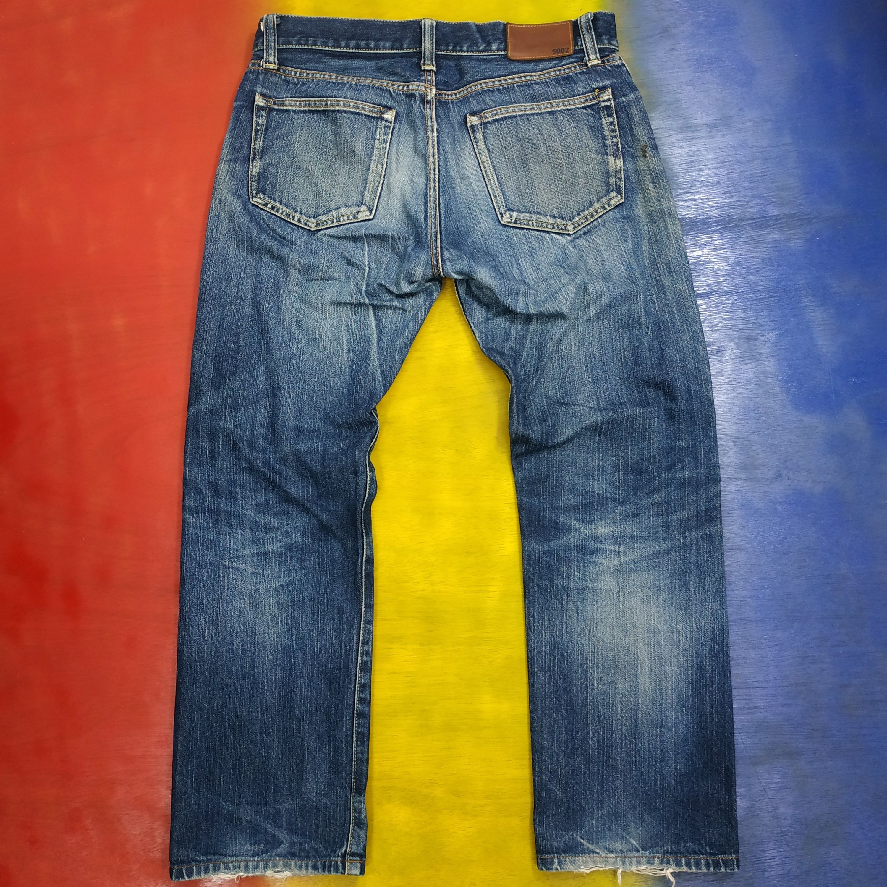 Japanese Brand × Uniqlo DENIM UJ UNIQLO SELVEDGE DISTRESSED Size US 34 / EU 50 - 11 Thumbnail