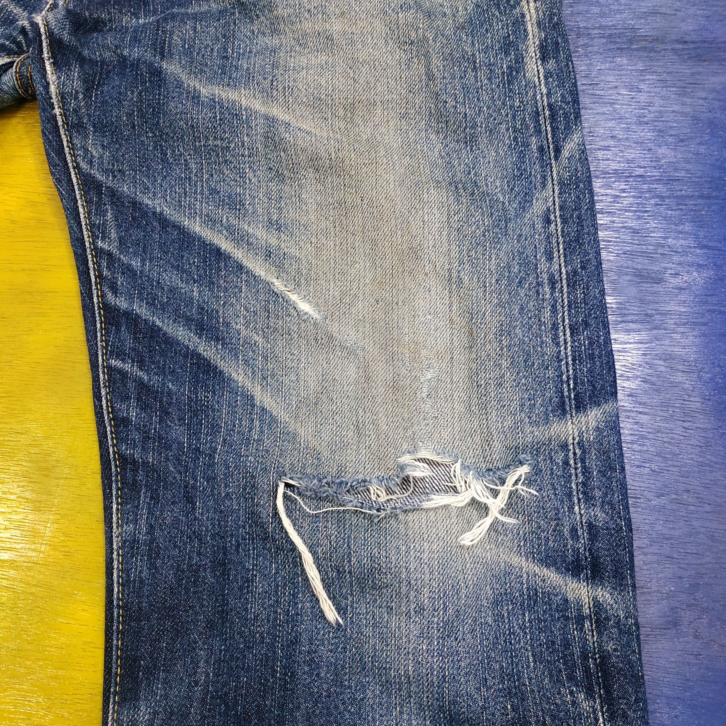 Japanese Brand × Uniqlo DENIM UJ UNIQLO SELVEDGE DISTRESSED Size US 34 / EU 50 - 3 Thumbnail