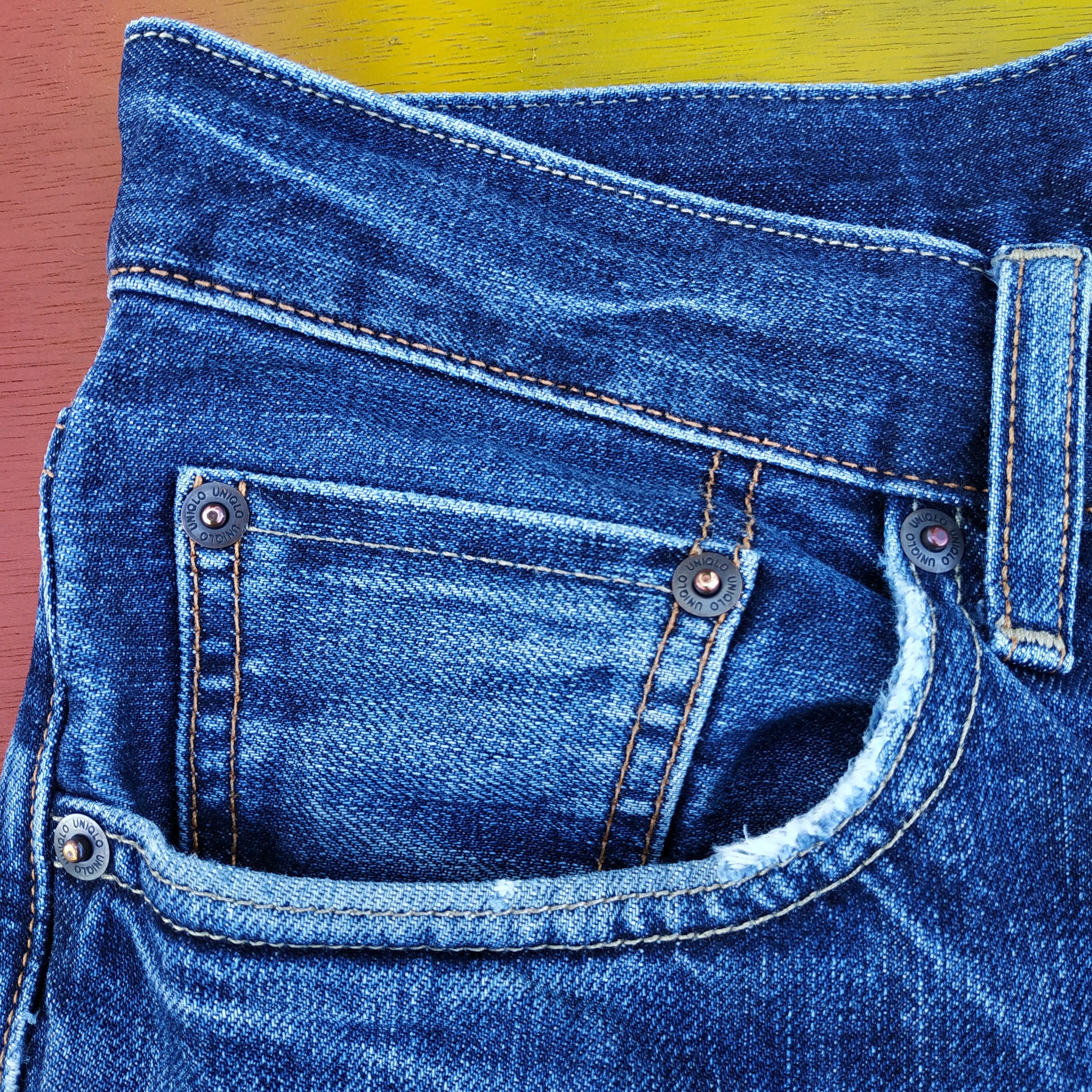 Uniqlo Denim Uniqlo distressed selvedges Size US 34 / EU 50 - 5 Thumbnail