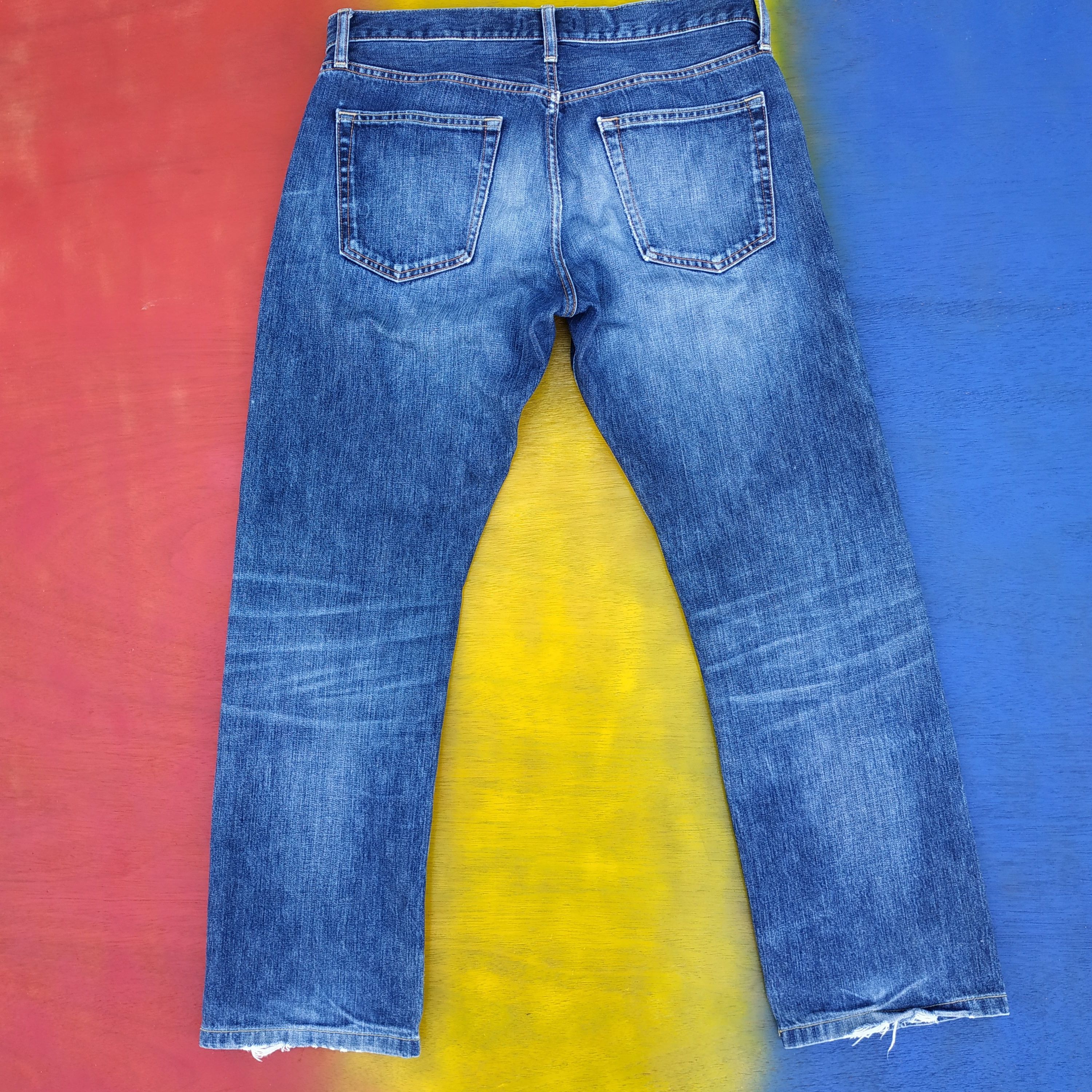 Uniqlo Denim Uniqlo distressed selvedges Size US 34 / EU 50 - 9 Thumbnail