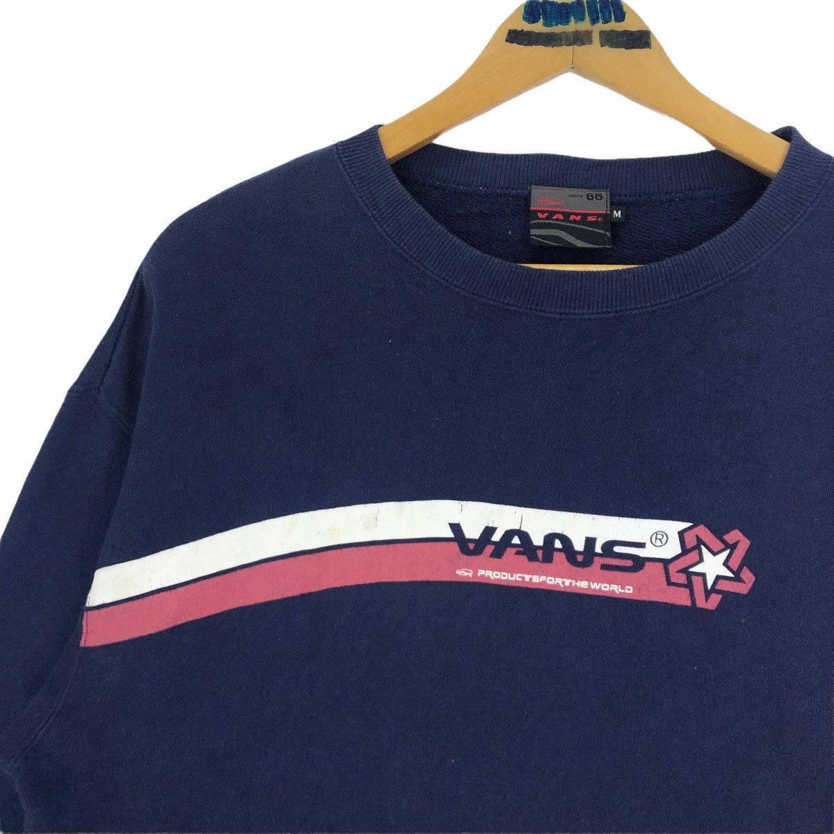 Vans Vintage Vans Crewneck Sweatshirt Pullover Small Logo Size US M / EU 48-50 / 2 - 7 Thumbnail
