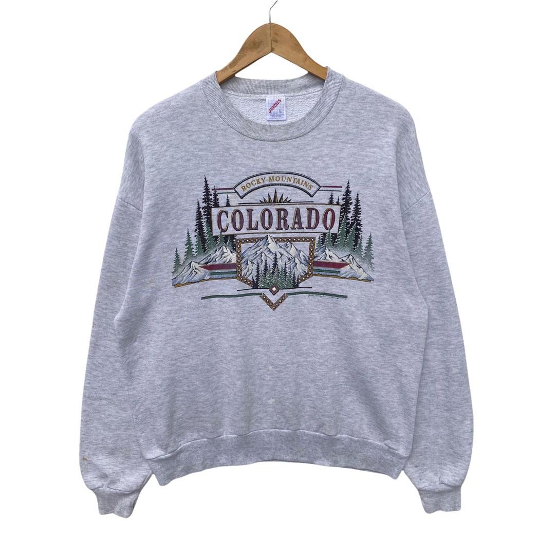 VINTAGE COLORADO ROCKY MOUNTAIN SWEATSHIRT LARGE