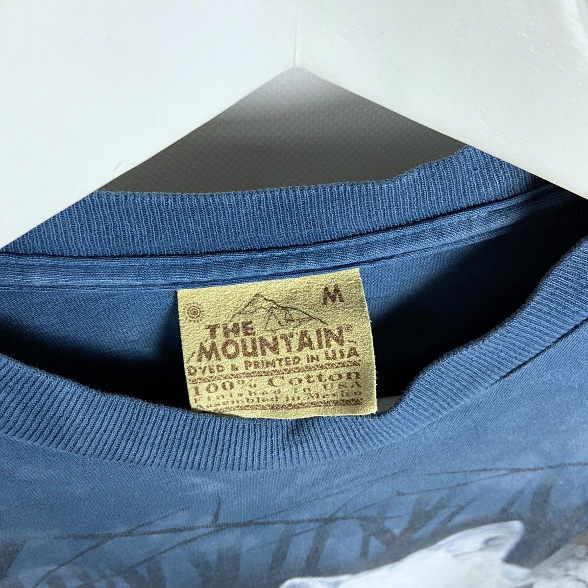 The Mountain Vintage Rare Mountain 1999 White Wolfs Tye die longsleev Size US M / EU 48-50 / 2 - 4 Thumbnail