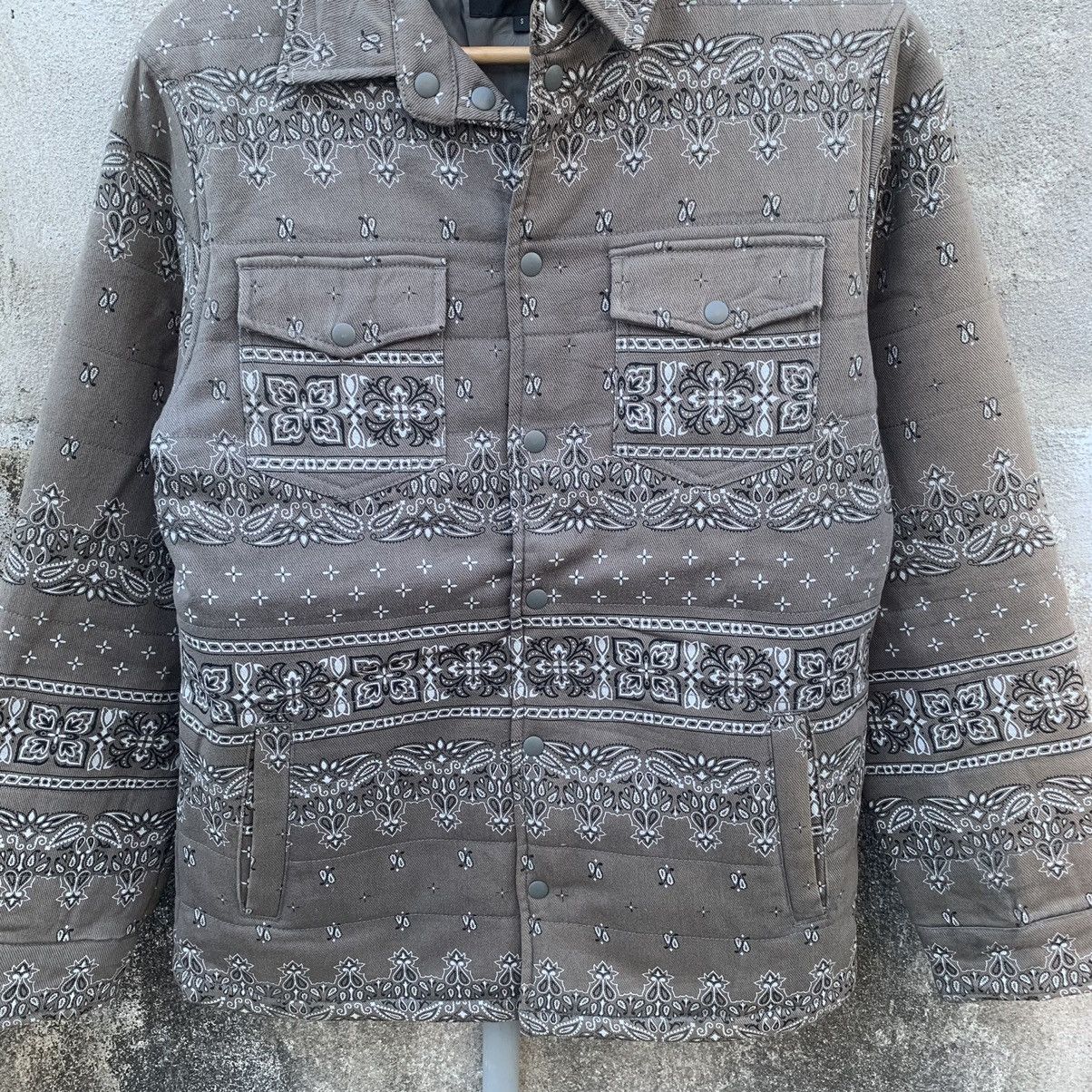 Japanese Brand Paisley Pattern Snap Button Jacket Like Visvim Size US S / EU 44-46 / 1 - 4 Thumbnail