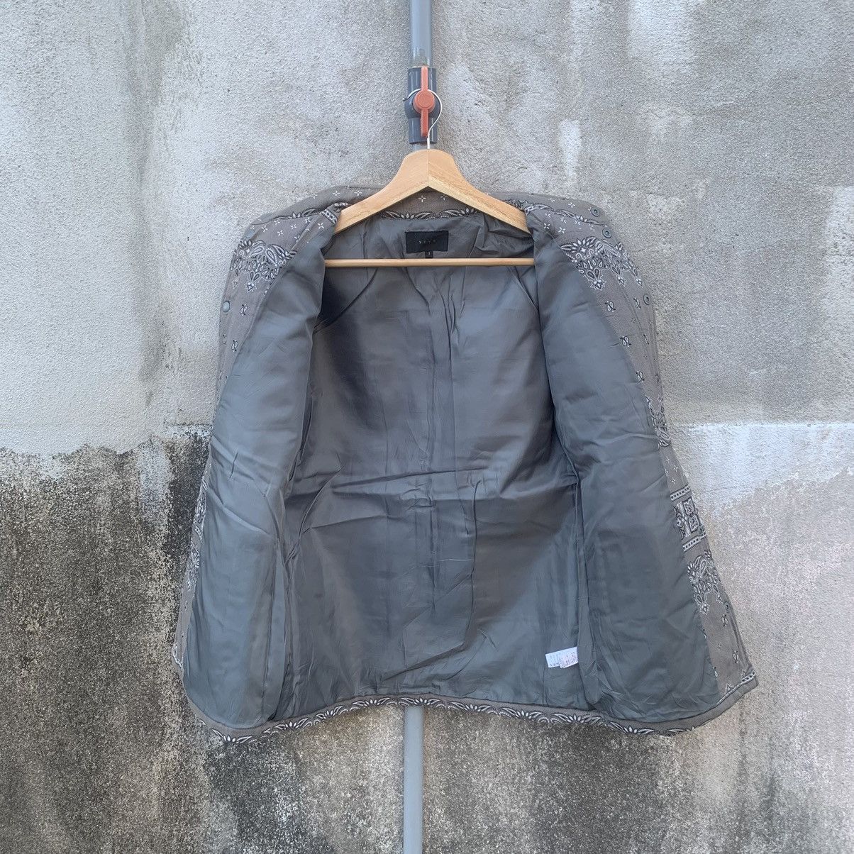 Japanese Brand Paisley Pattern Snap Button Jacket Like Visvim Size US S / EU 44-46 / 1 - 8 Thumbnail