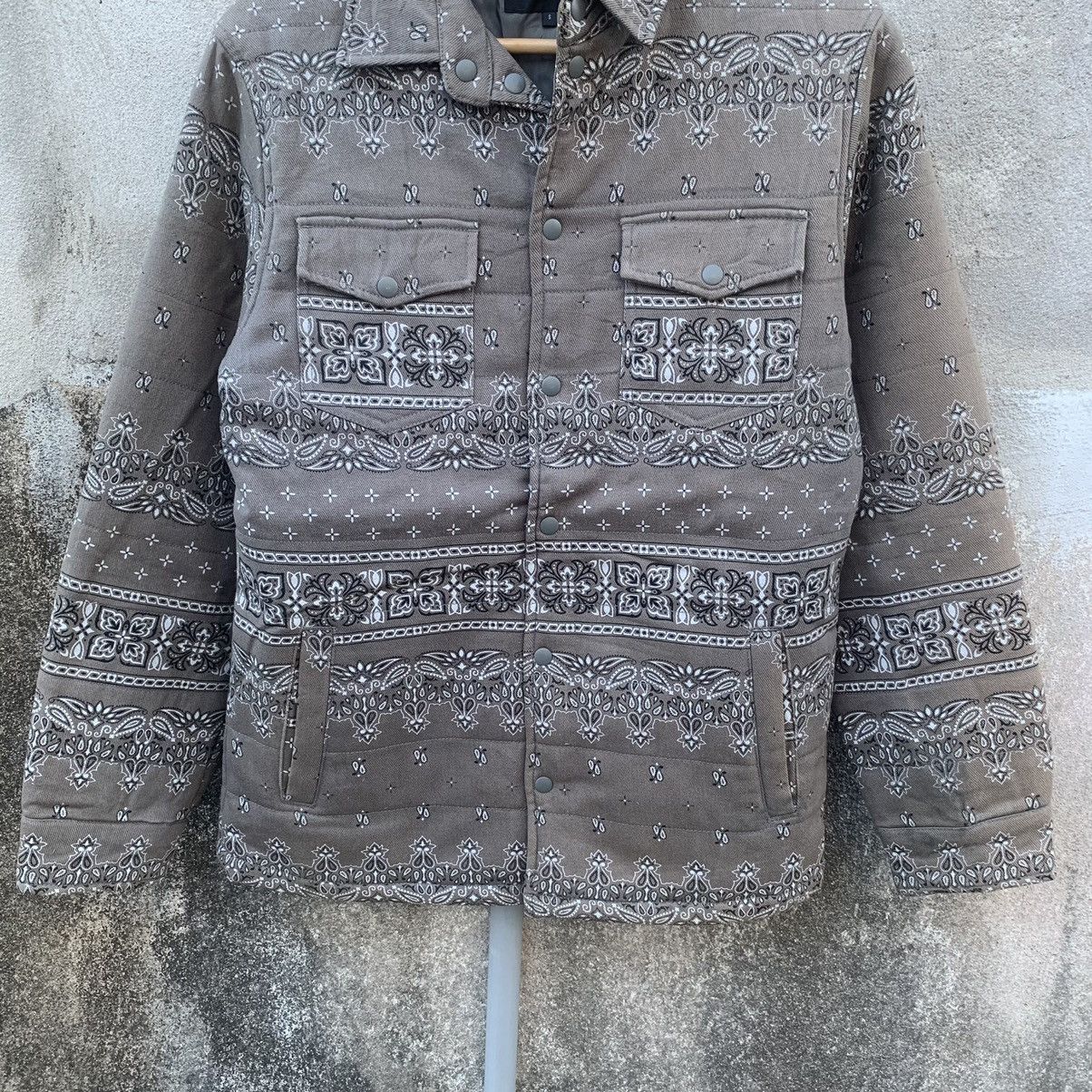 Japanese Brand Paisley Pattern Snap Button Jacket Like Visvim Size US S / EU 44-46 / 1 - 3 Thumbnail