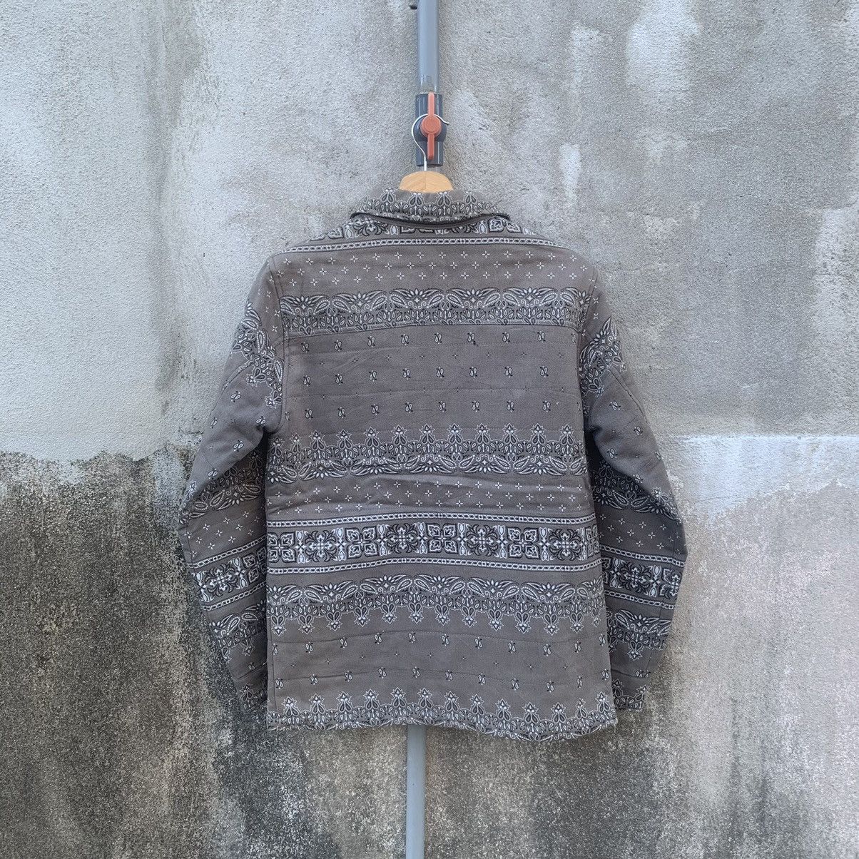 Japanese Brand Paisley Pattern Snap Button Jacket Like Visvim Size US S / EU 44-46 / 1 - 7 Thumbnail