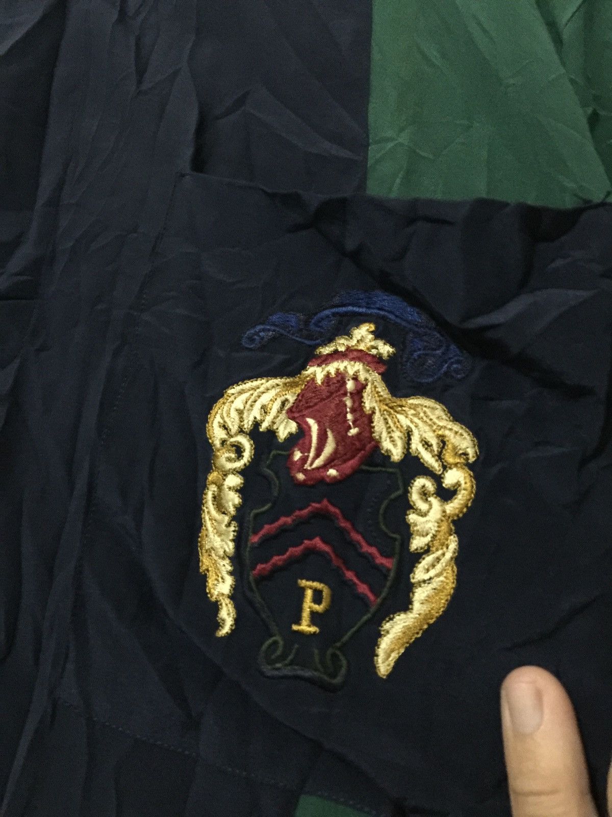Vintage × Vitaliano VINTAGE PANCALDI&B SILK SHIRT Size US L / EU 52-54 / 3 - 4 Thumbnail