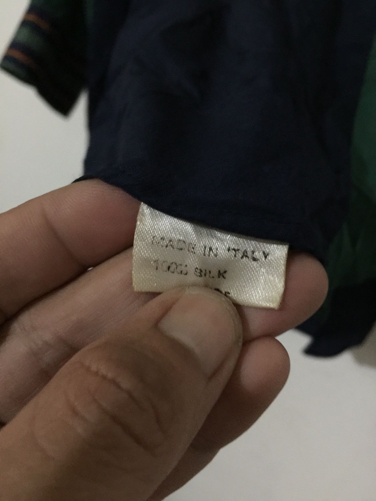 Vintage × Vitaliano VINTAGE PANCALDI&B SILK SHIRT Size US L / EU 52-54 / 3 - 5 Thumbnail