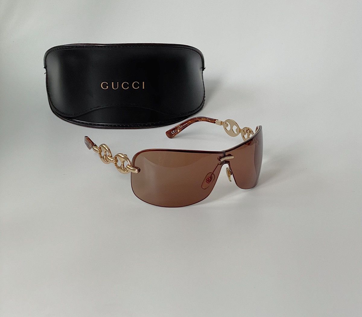 Authentic Gucci on sale 2772/S wrap shield sunglasses