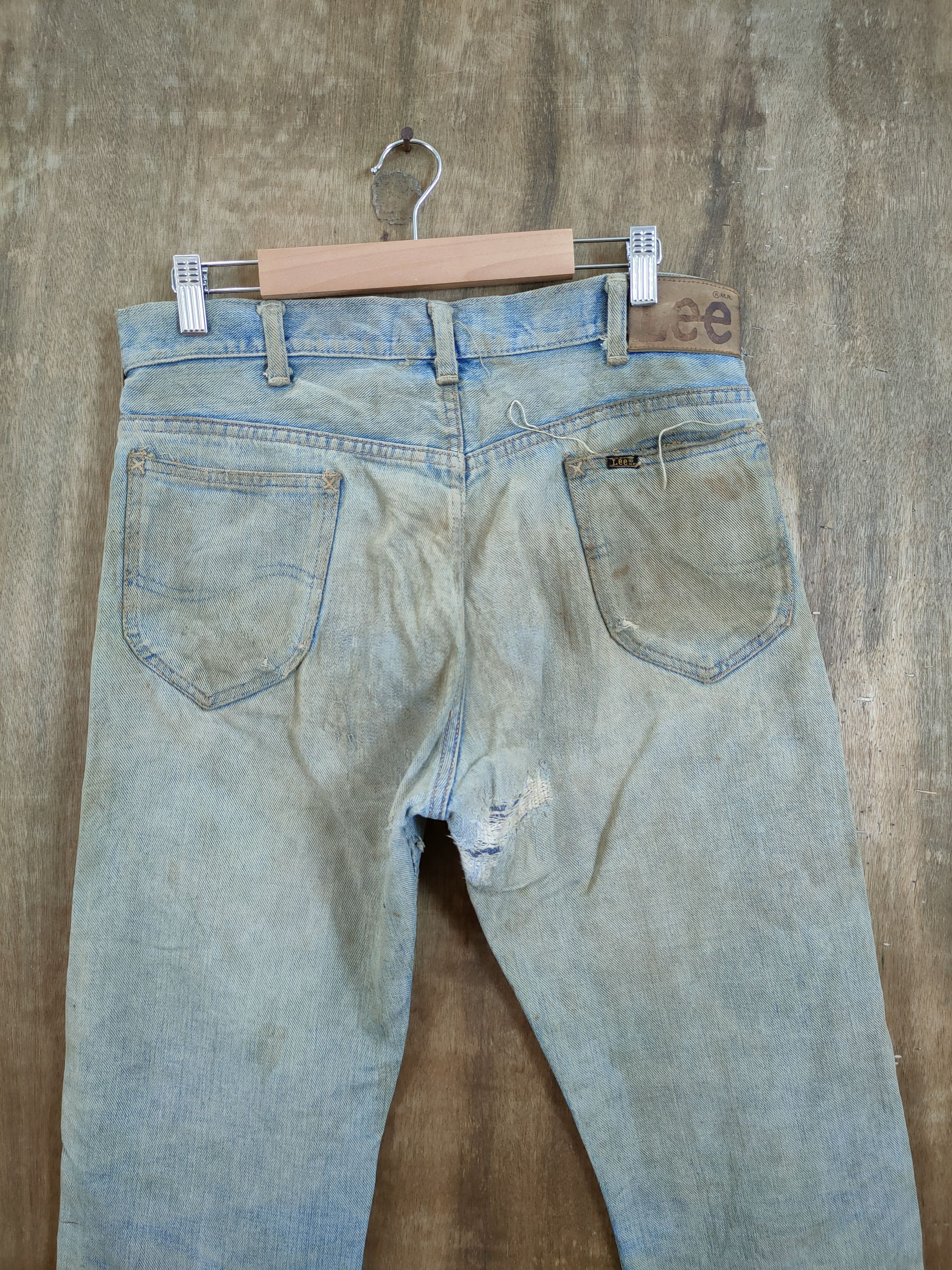 Lee Lee Vintage dirty distressed like kurt cobain denim #46-694 Size US 32 / EU 48 - 10 Thumbnail