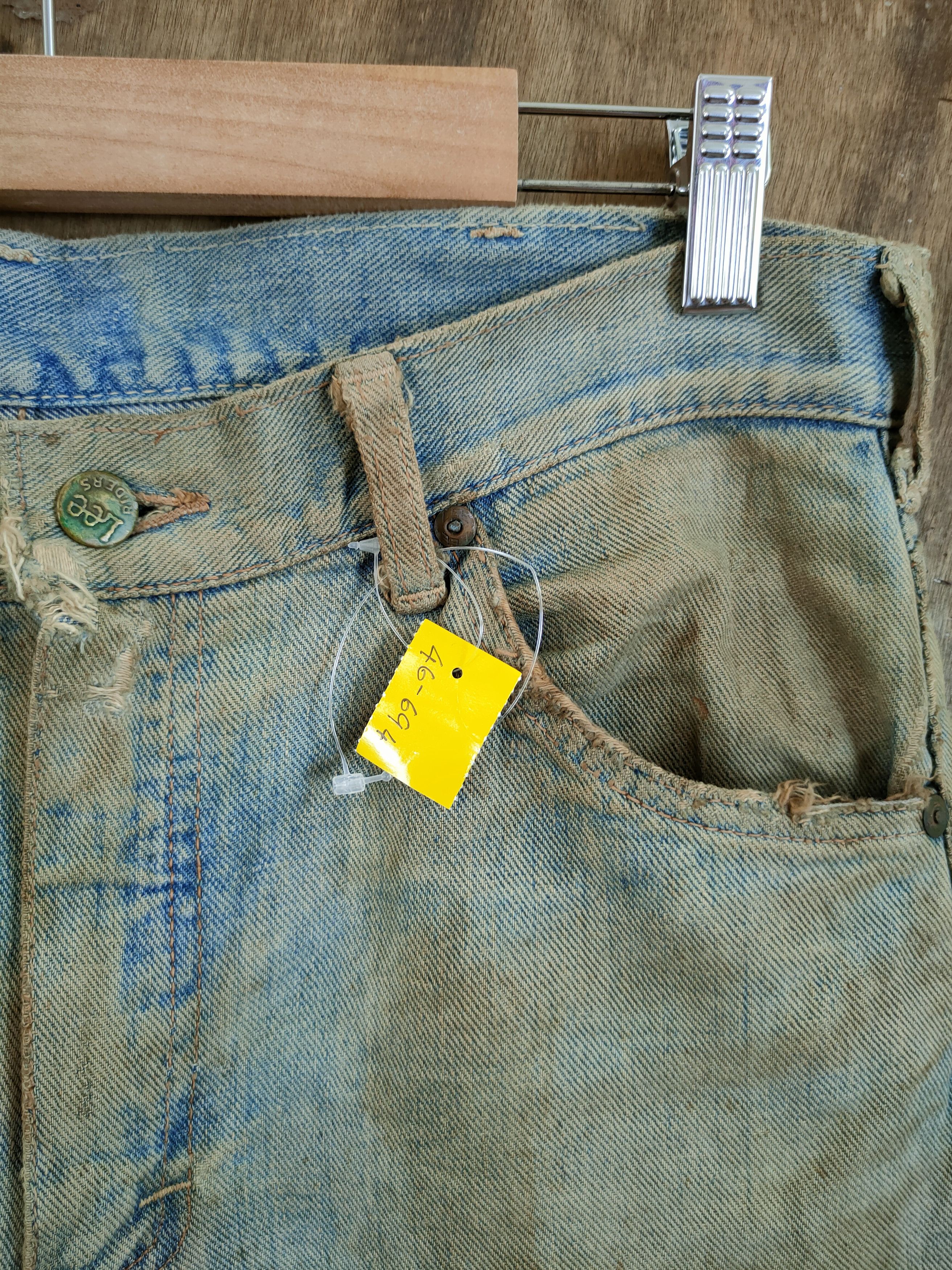 Lee Lee Vintage dirty distressed like kurt cobain denim #46-694 Size US 32 / EU 48 - 6 Thumbnail