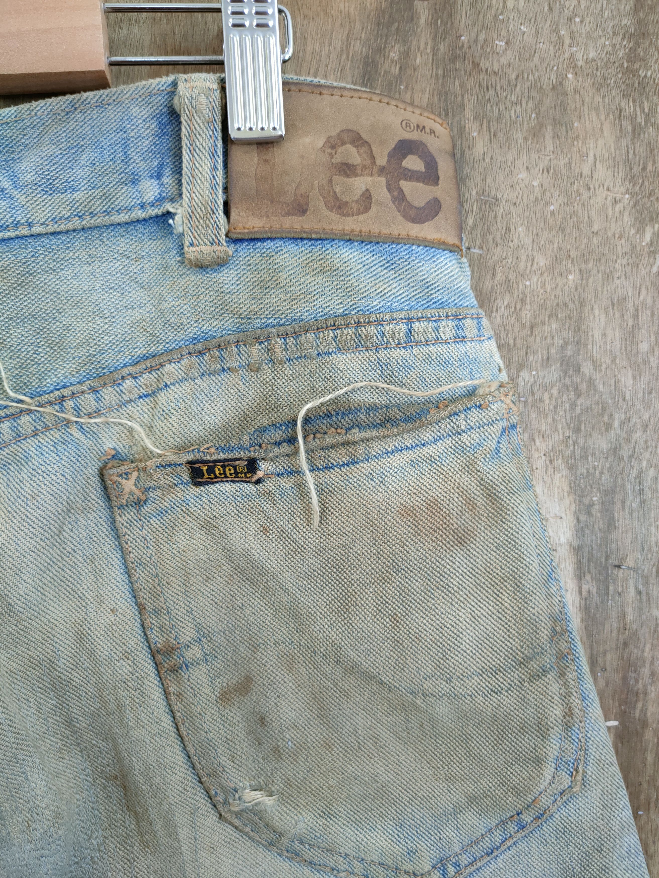 Lee Lee Vintage dirty distressed like kurt cobain denim #46-694 Size US 32 / EU 48 - 13 Thumbnail