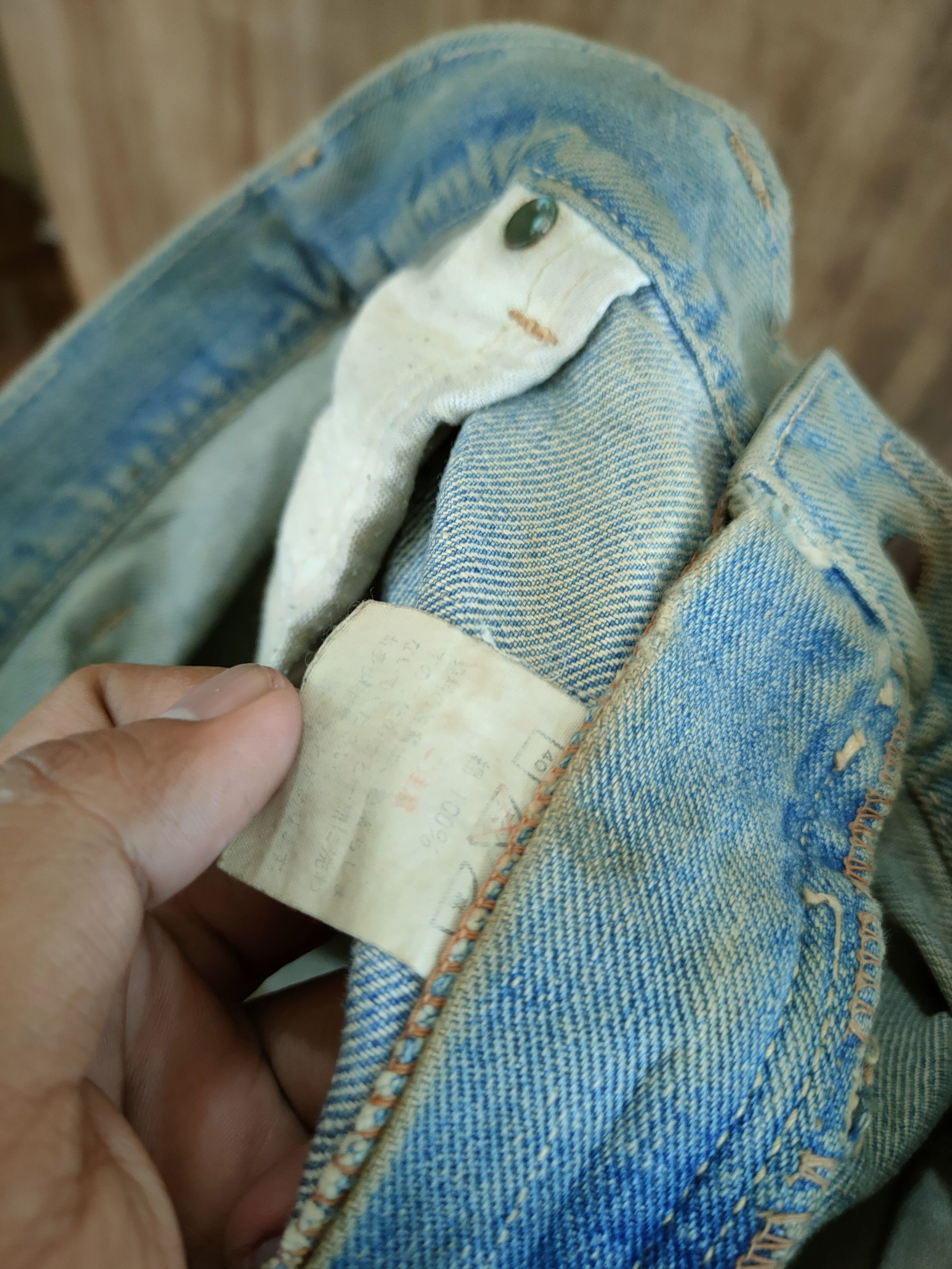 Lee Lee Vintage dirty distressed like kurt cobain denim #46-694 Size US 32 / EU 48 - 14 Thumbnail