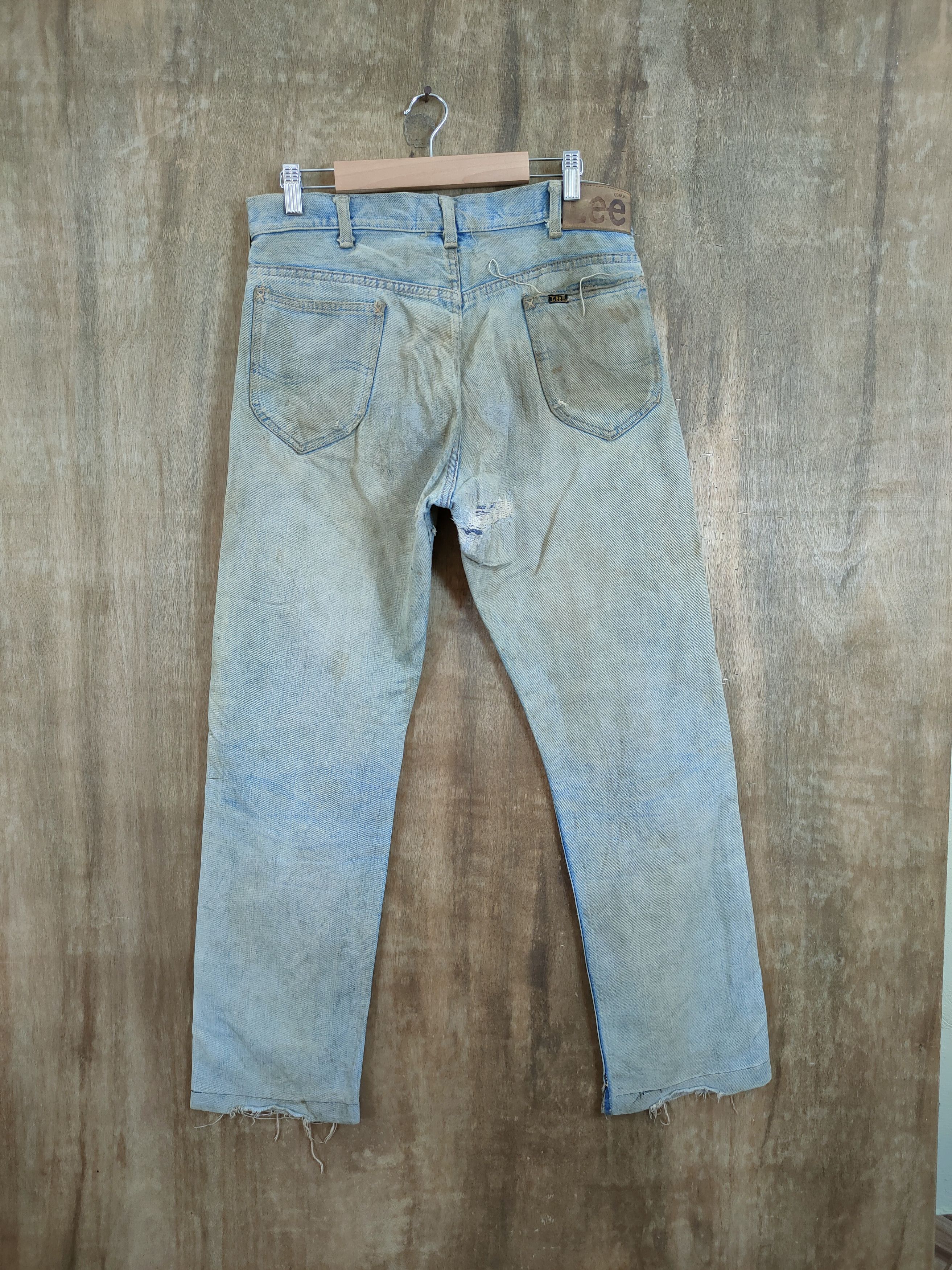 Lee Lee Vintage dirty distressed like kurt cobain denim #46-694 Size US 32 / EU 48 - 8 Thumbnail