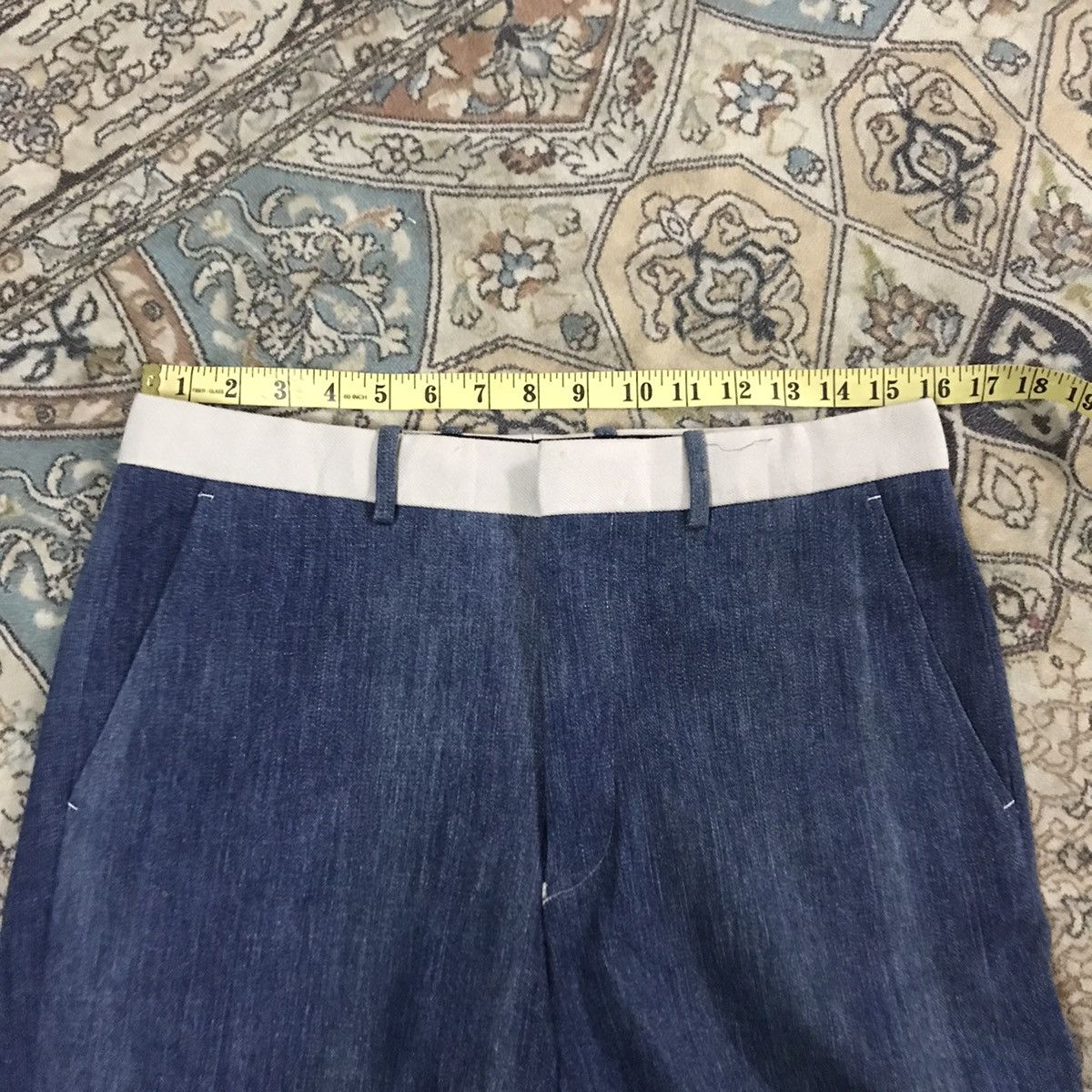 N.Hoolywood Diesel X N.Hollywood Denim Pants Sunfaded Size US 31 - 16 Thumbnail