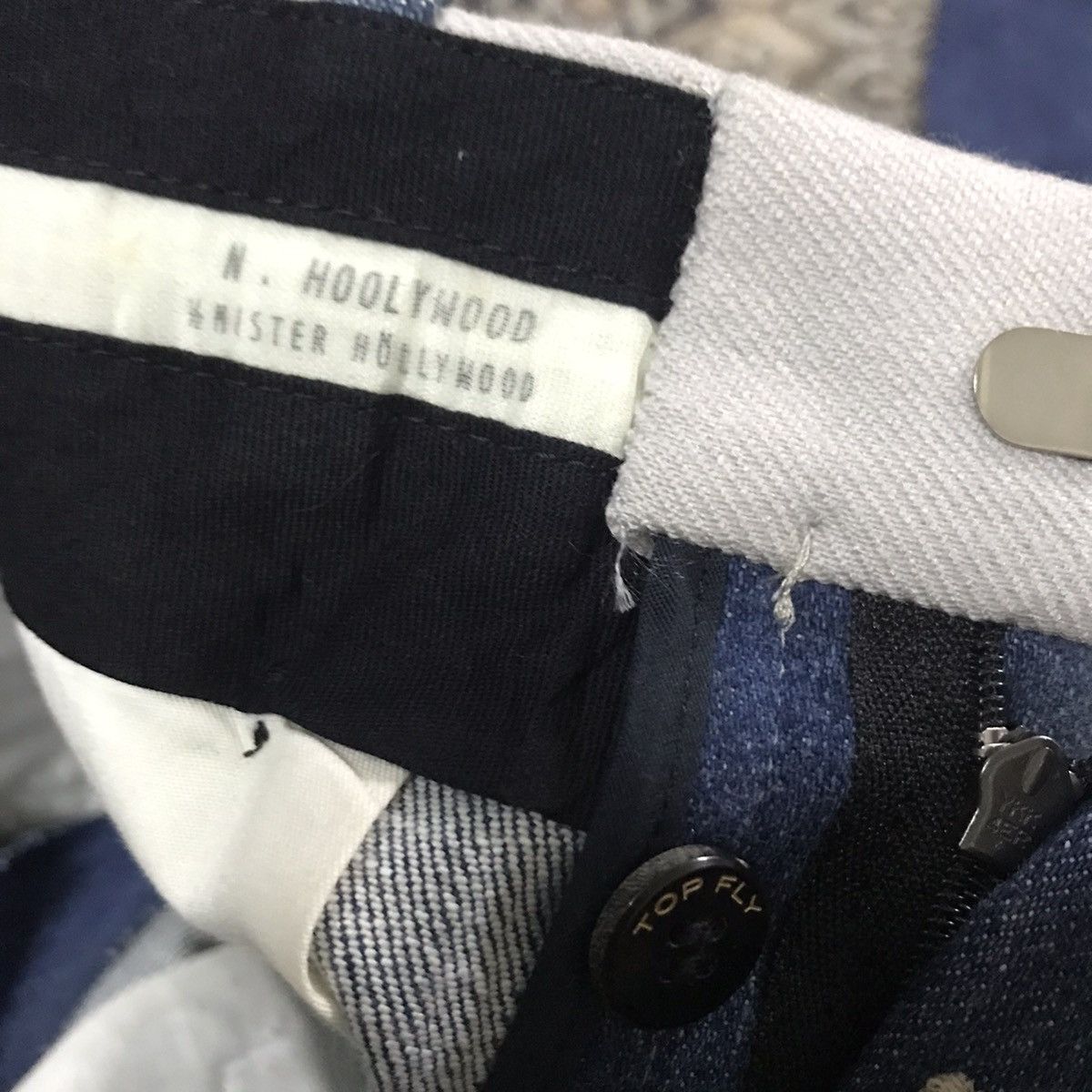 N.Hoolywood Diesel X N.Hollywood Denim Pants Sunfaded Size US 31 - 12 Thumbnail