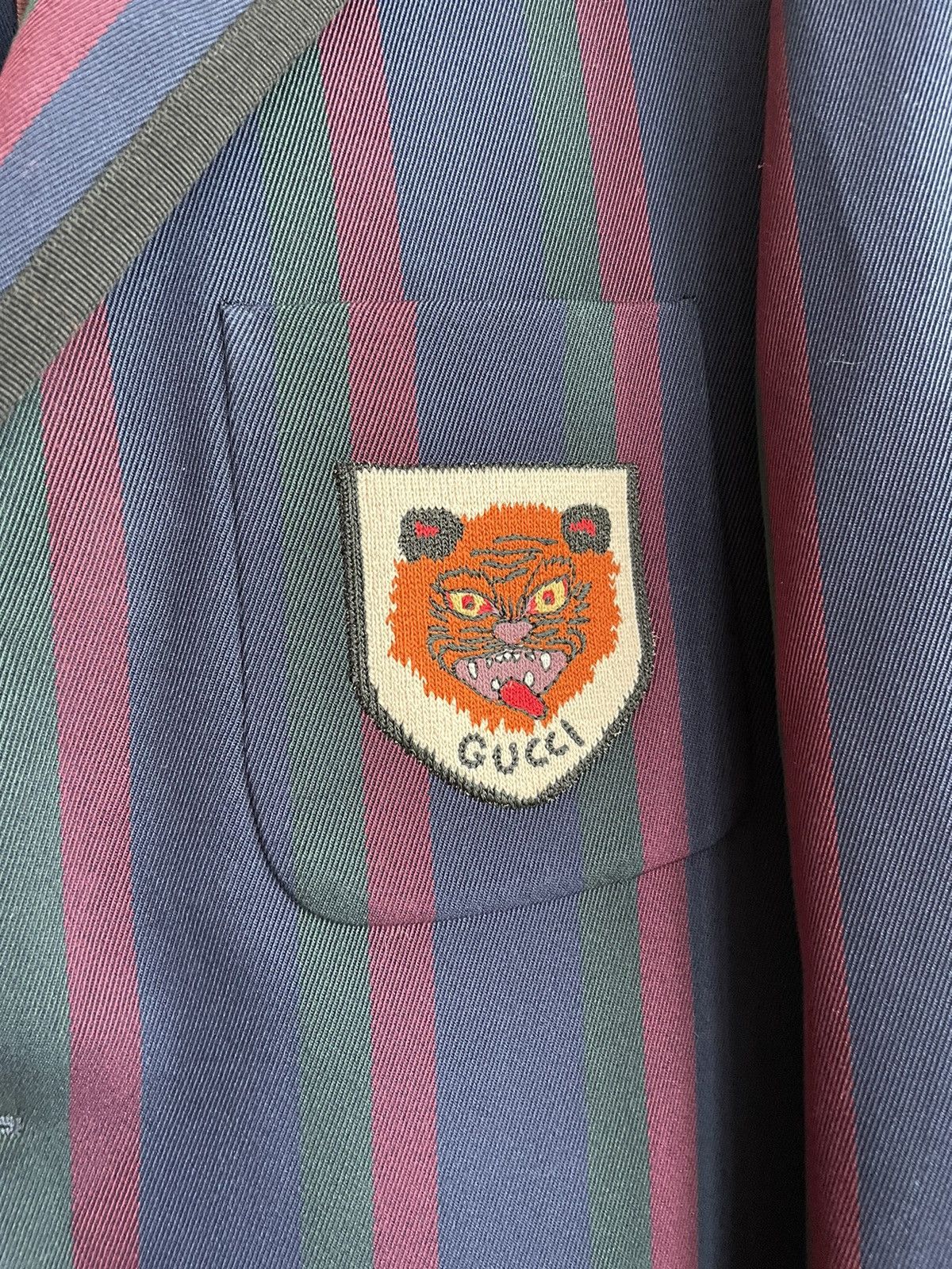Gucci $3,300 Value Super Runway Limited Edition Tiger Logo Blazer Size 50R - 16 Thumbnail