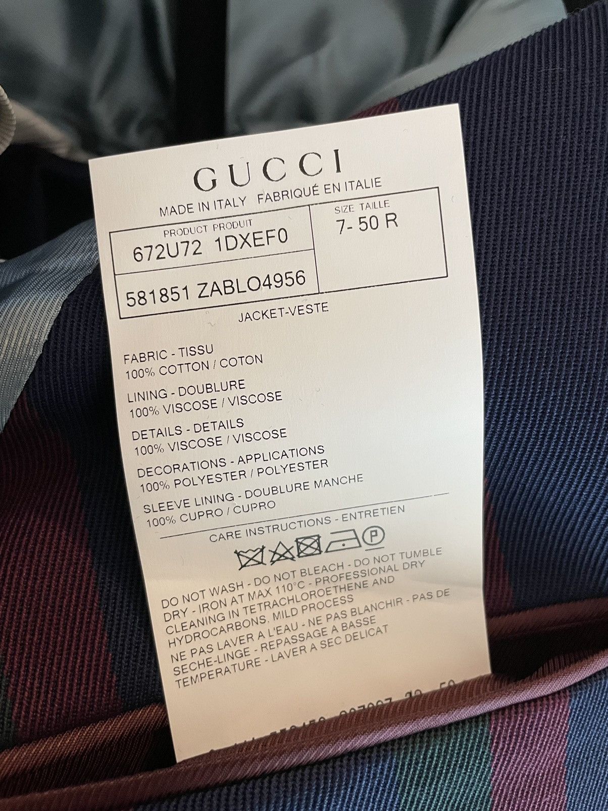 Gucci $3,300 Value Super Runway Limited Edition Tiger Logo Blazer Size 50R - 4 Thumbnail