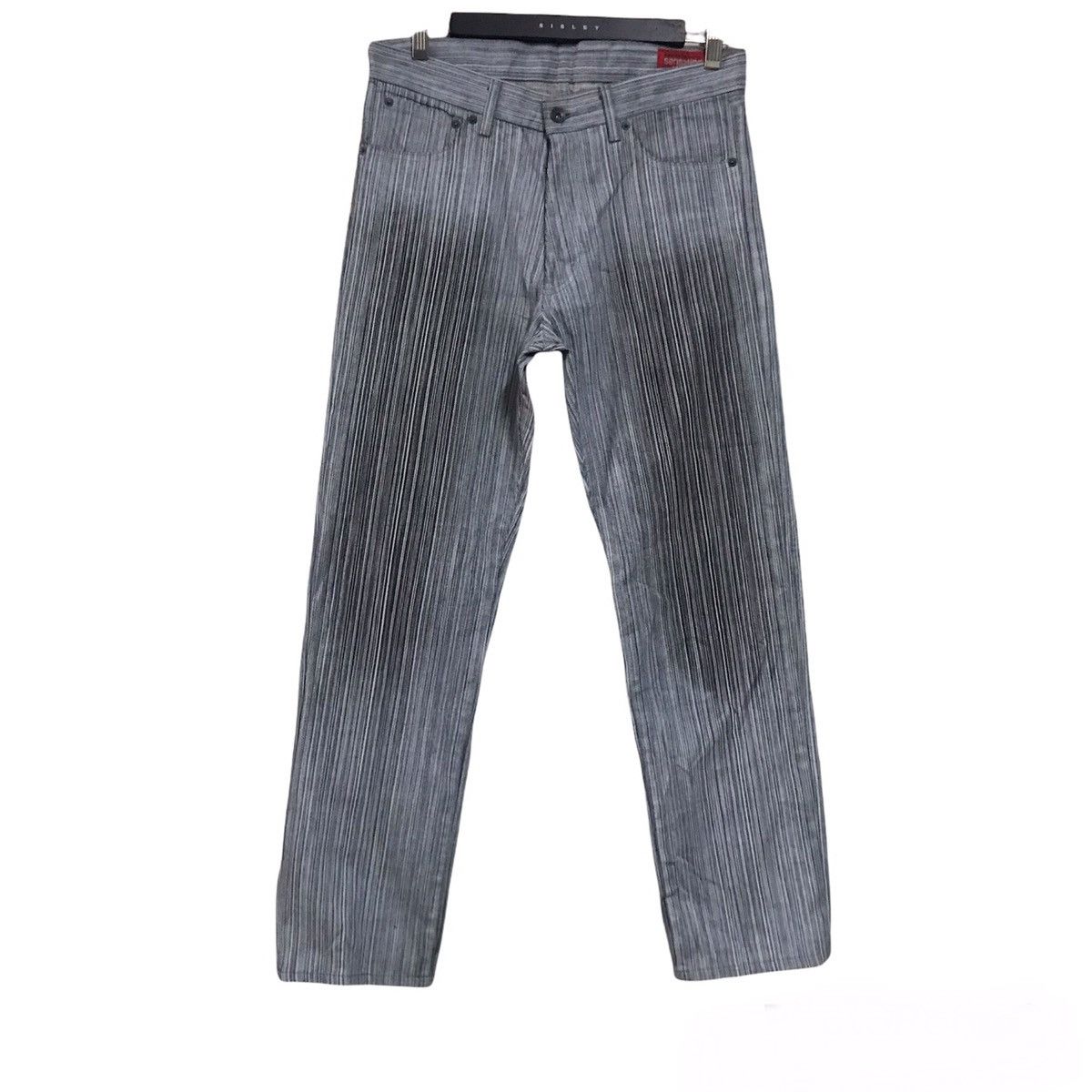 semanticdesign Japanese Brand Semantic Design Sensation Denim Jeans Stripe Size US 32 / EU 48 - 1 Thumbnail
