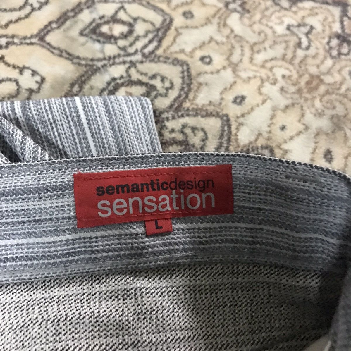 semanticdesign Japanese Brand Semantic Design Sensation Denim Jeans Stripe Size US 32 / EU 48 - 10 Thumbnail