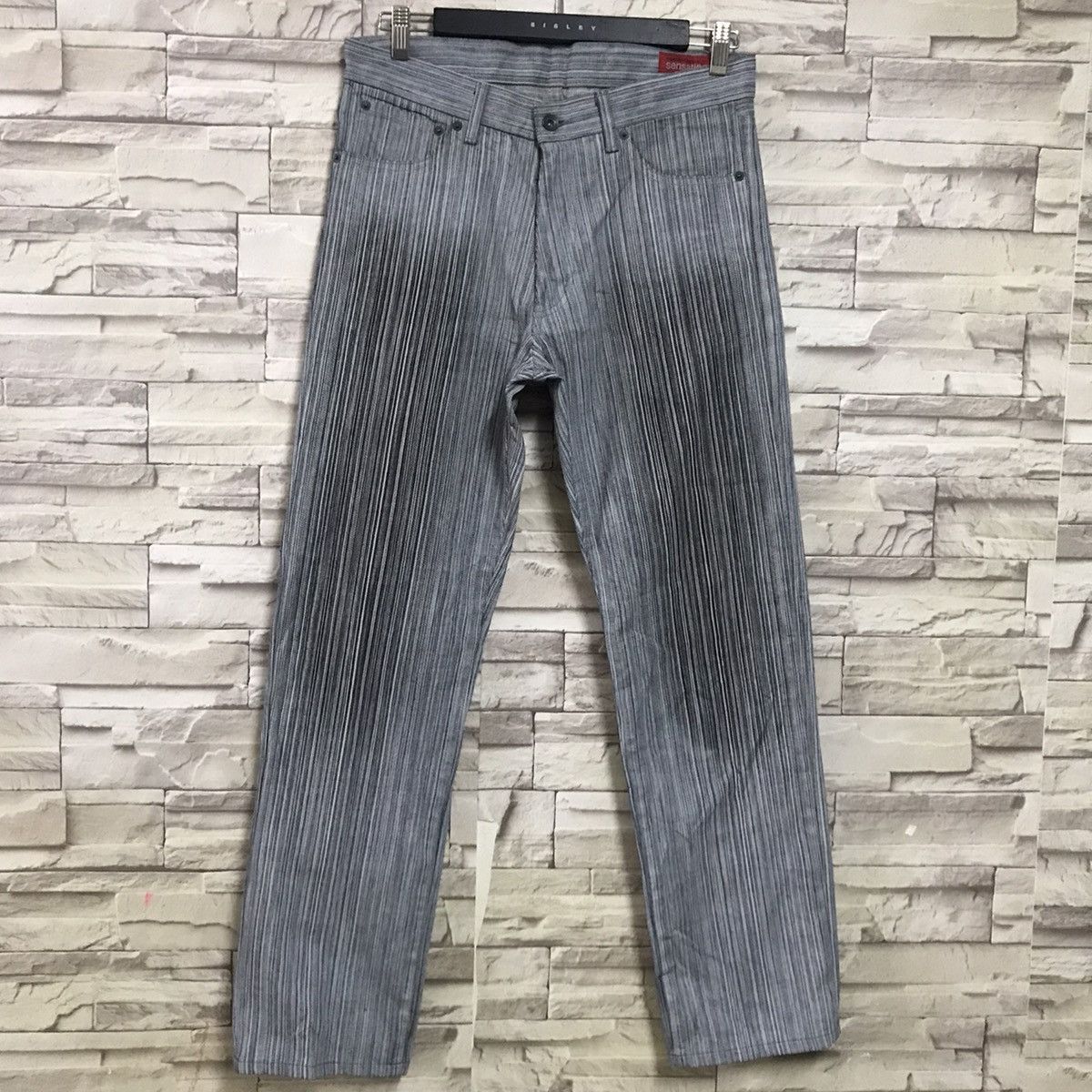 semanticdesign Japanese Brand Semantic Design Sensation Denim Jeans Stripe Size US 32 / EU 48 - 3 Thumbnail