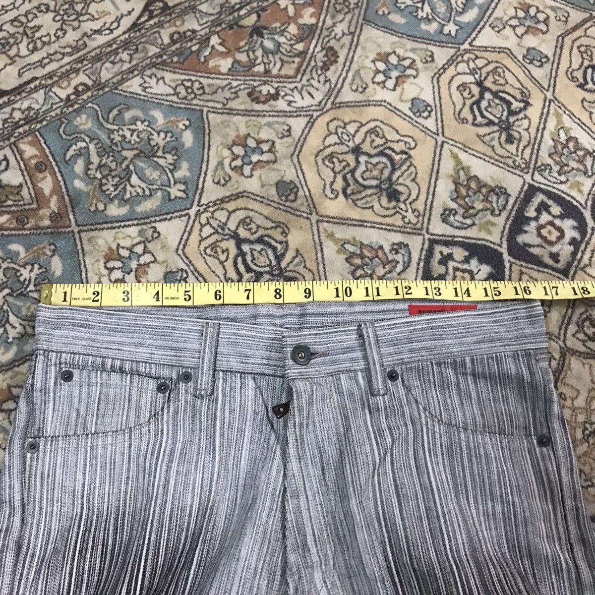 semanticdesign Japanese Brand Semantic Design Sensation Denim Jeans Stripe Size US 32 / EU 48 - 13 Thumbnail