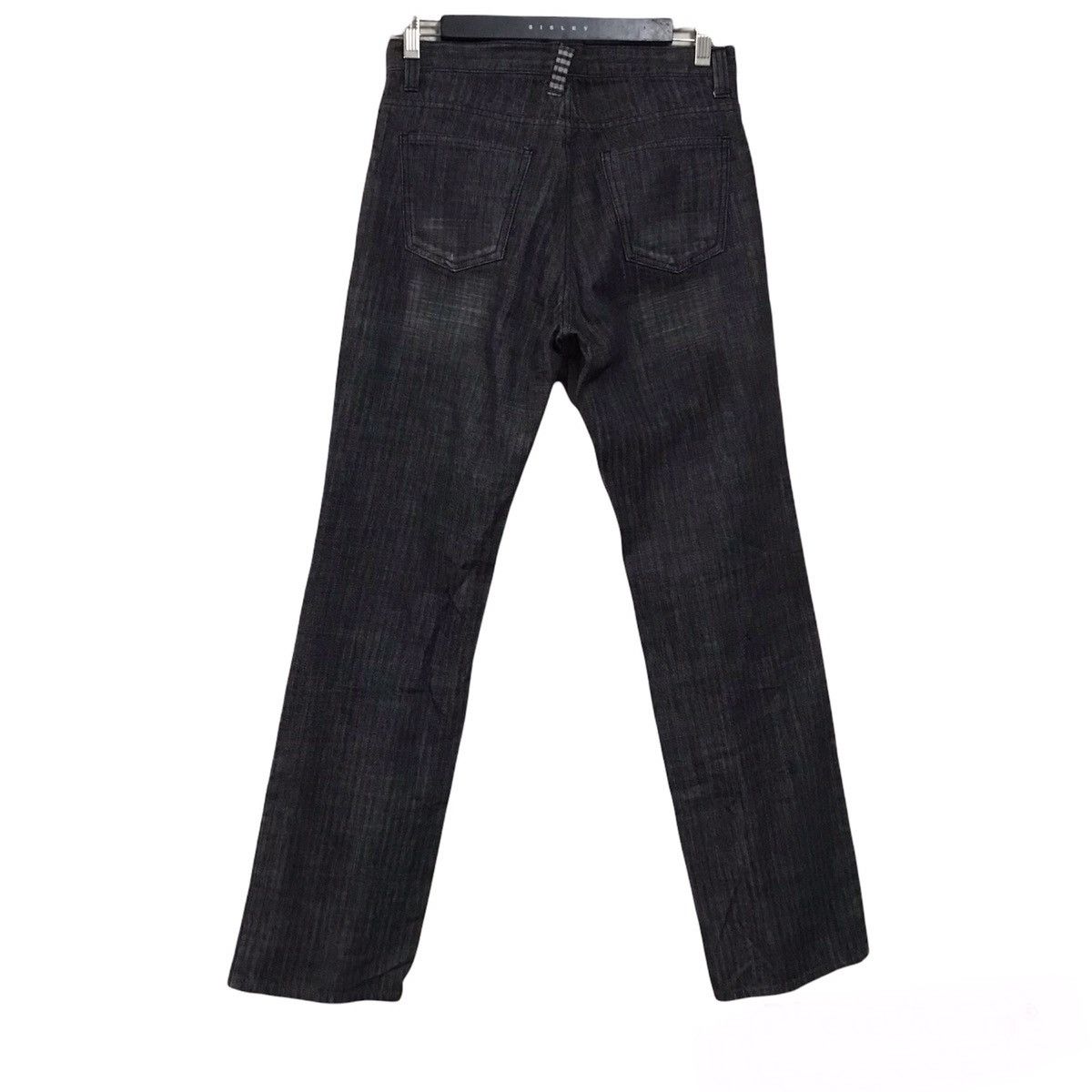 semanticdesign Semantic Design Black Denim Pinstriped Jeans Size US 31 - 2 Thumbnail