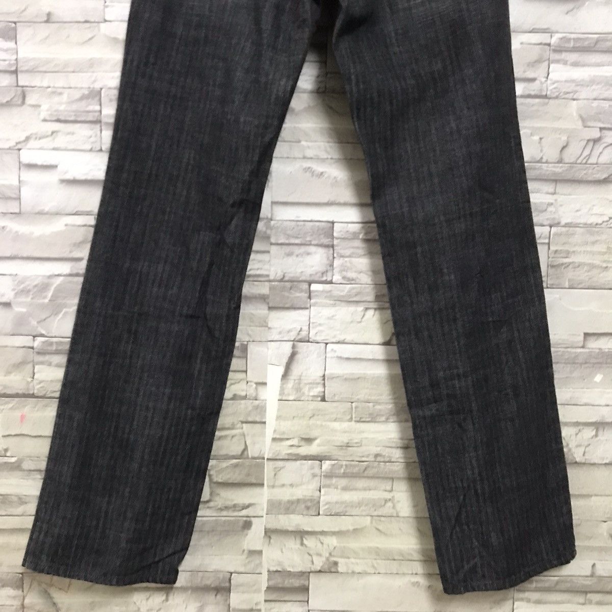 semanticdesign Semantic Design Black Denim Pinstriped Jeans Size US 31 - 11 Thumbnail