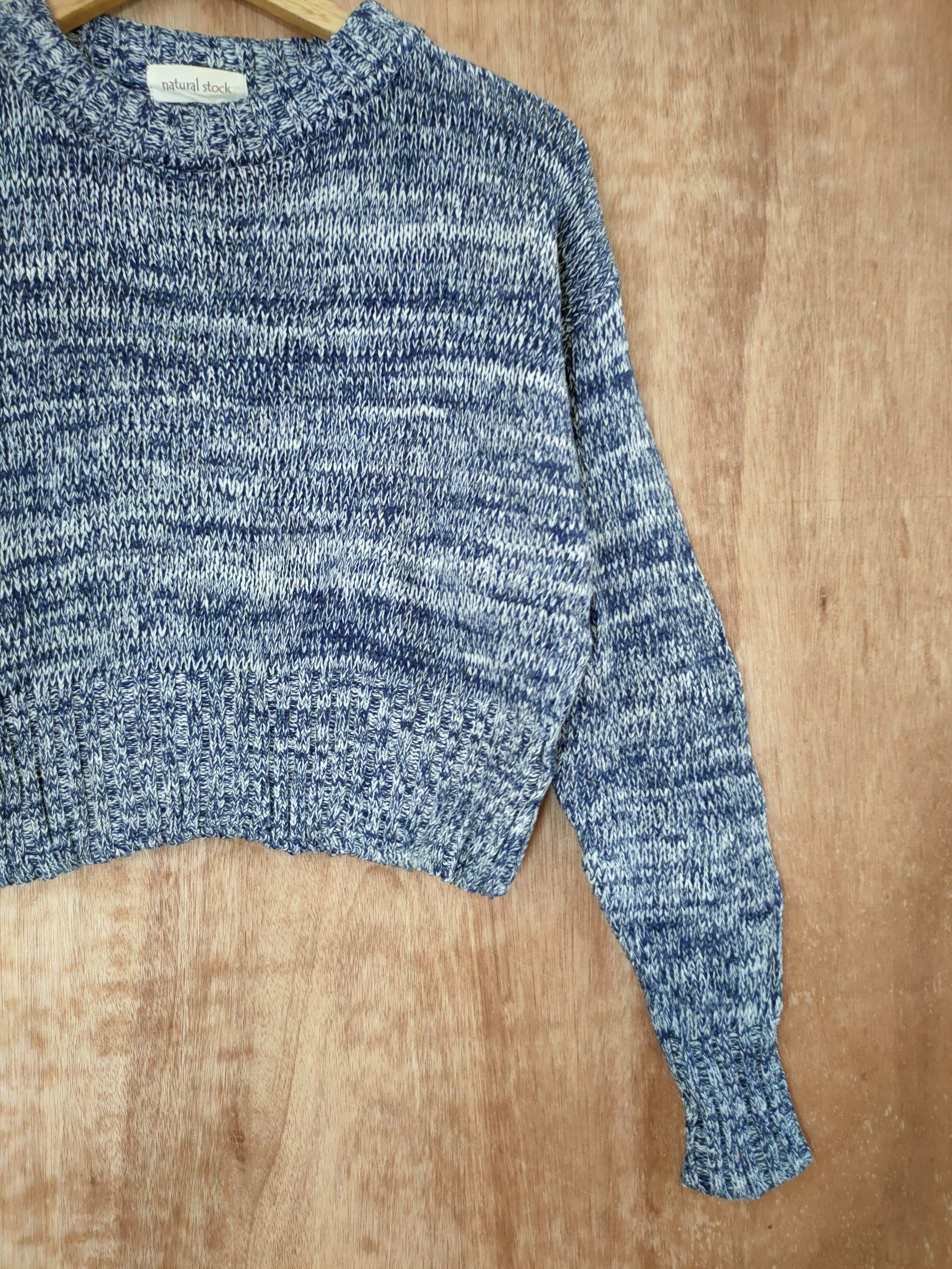 Homespun Knitwear × Japanese Brand Natural Stock crop top knitwear japan #46-660 Size US M / EU 48-50 / 2 - 3 Thumbnail