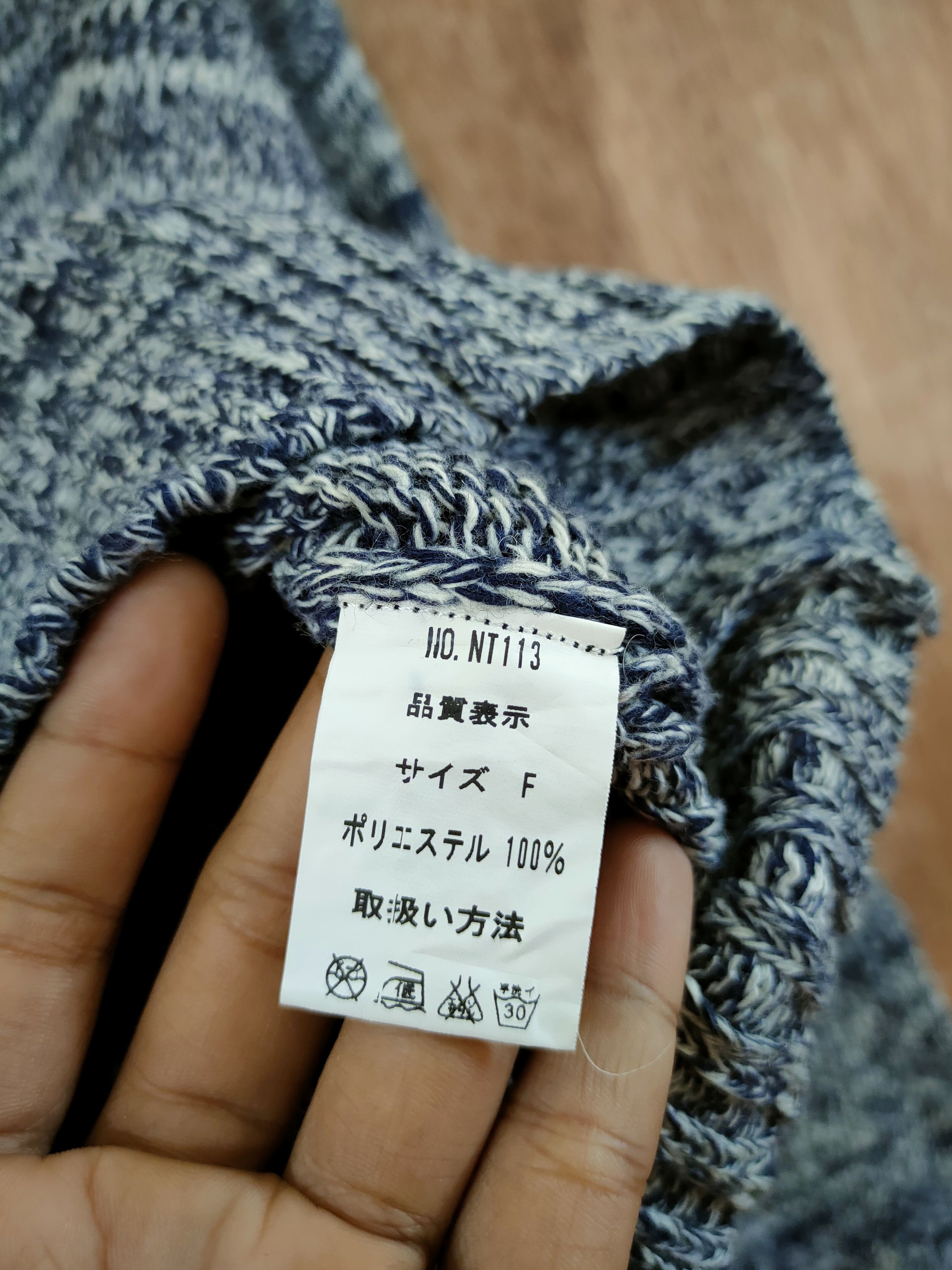 Homespun Knitwear × Japanese Brand Natural Stock crop top knitwear japan #46-660 Size US M / EU 48-50 / 2 - 6 Thumbnail