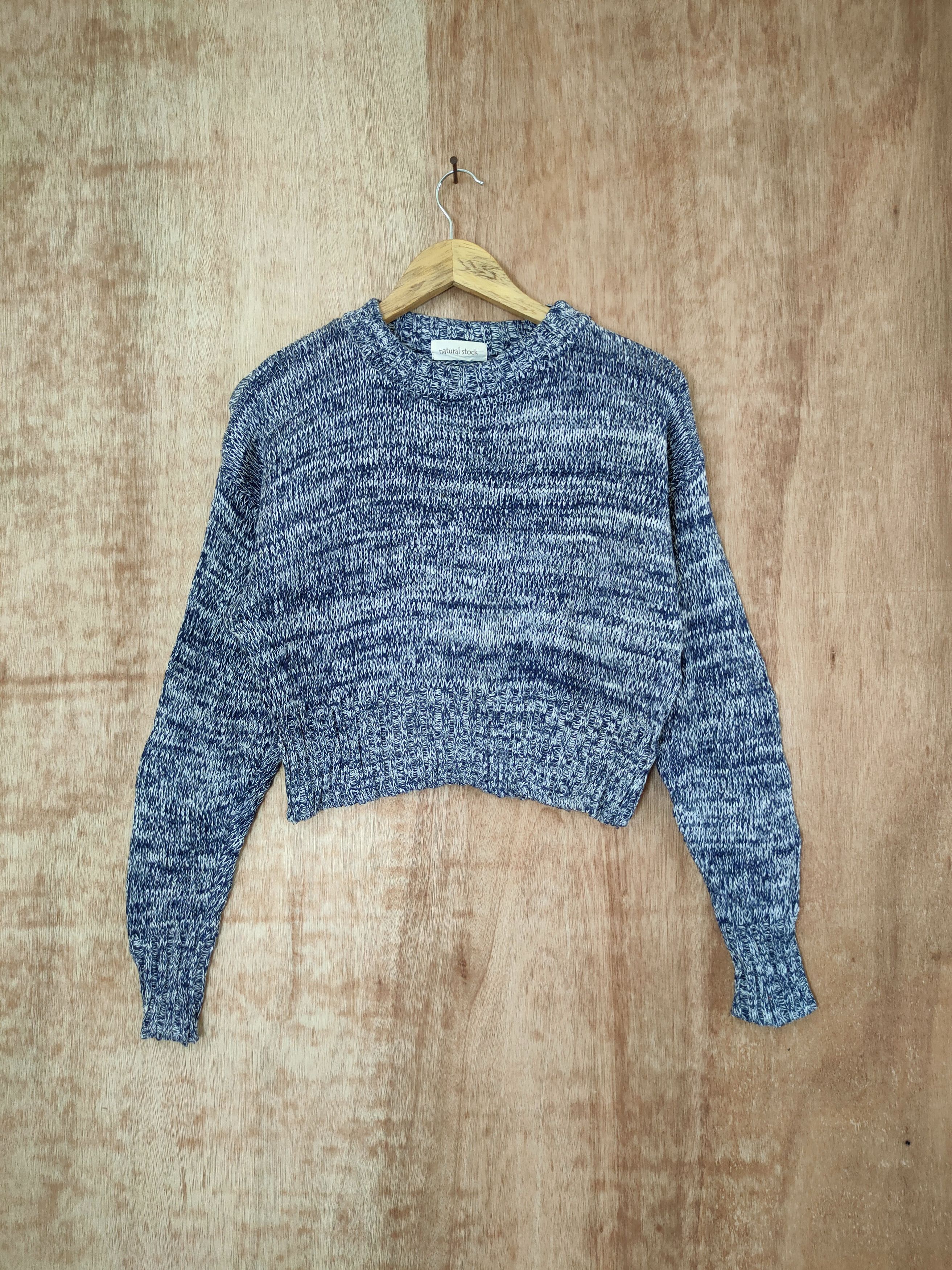 Homespun Knitwear × Japanese Brand Natural Stock crop top knitwear japan #46-660 Size US M / EU 48-50 / 2 - 1 Thumbnail