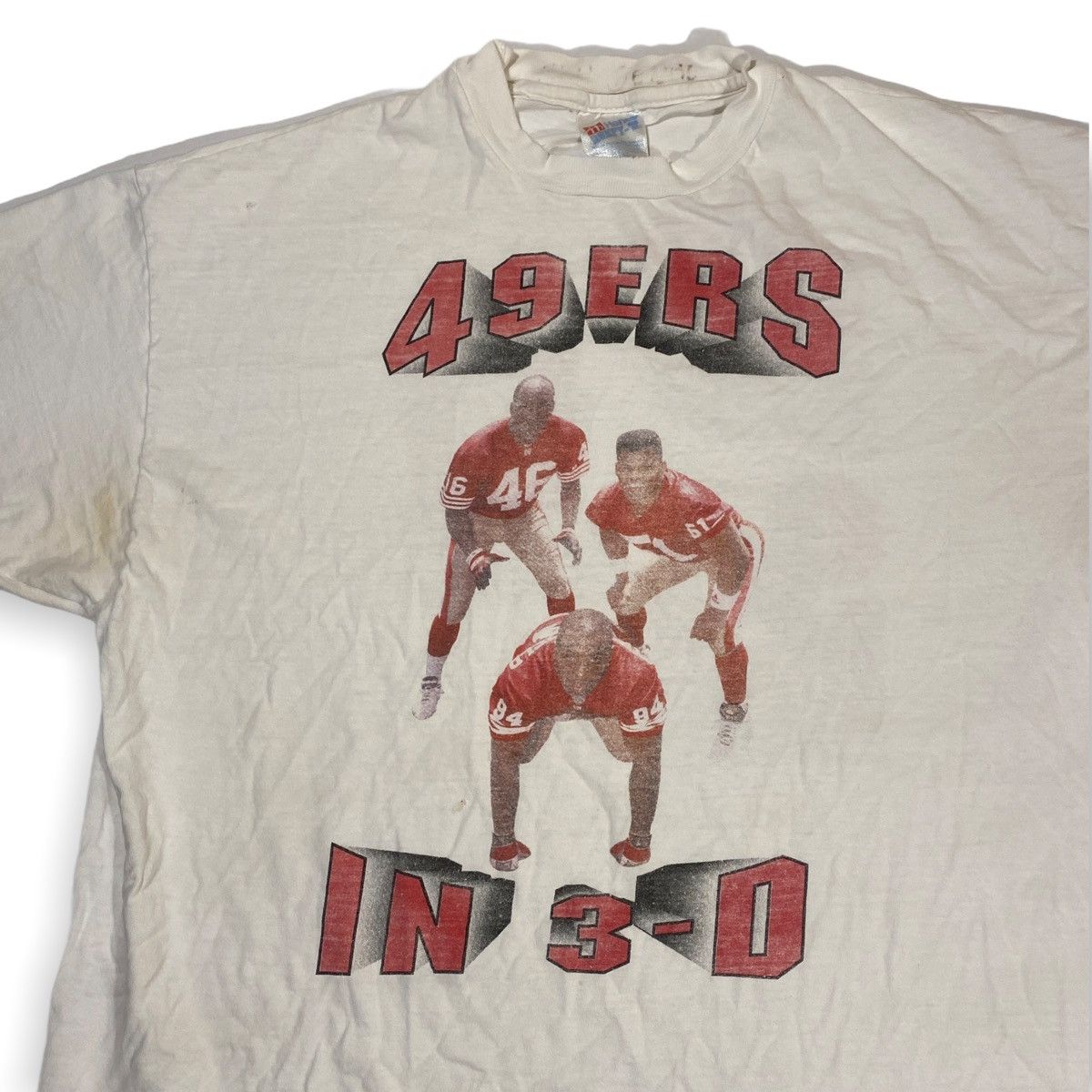 NFL × Vintage 90’s NFL 49ers in 3D Tee Size US XL / EU 56 / 4 - 4 Thumbnail